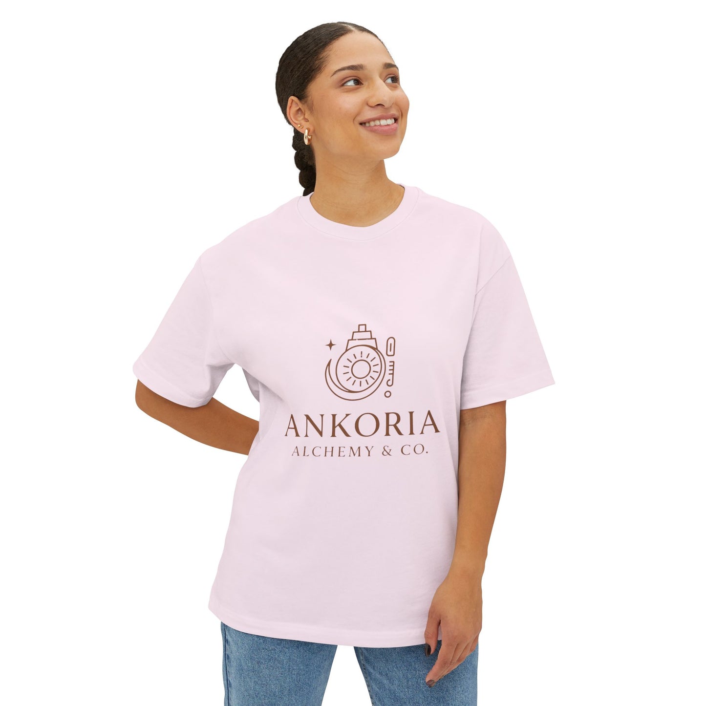 Unisex Oversized Boxy Tee - ANKORIA Alchemy & Co. Graphic Tee