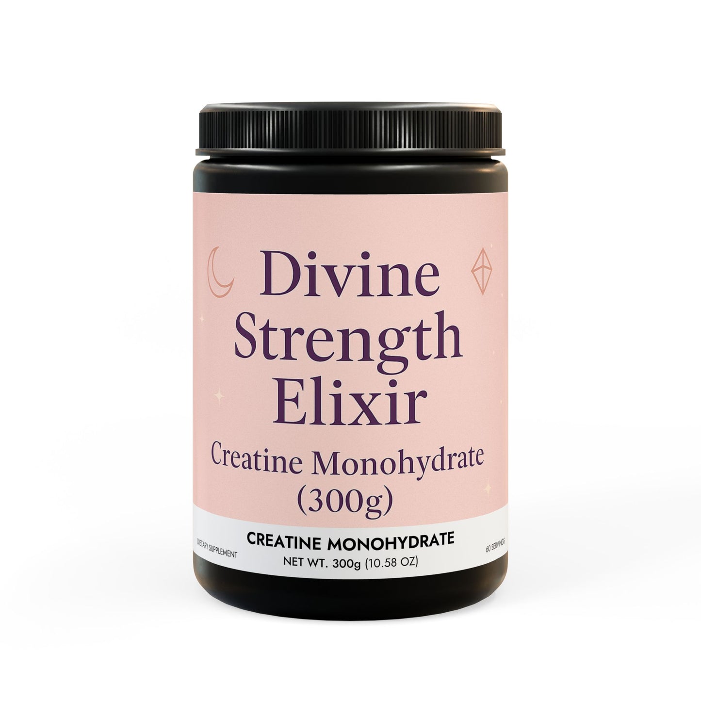 Divine Strength Elixir Creatine Monohydrate | 300g Power in grace. Strength in softness.