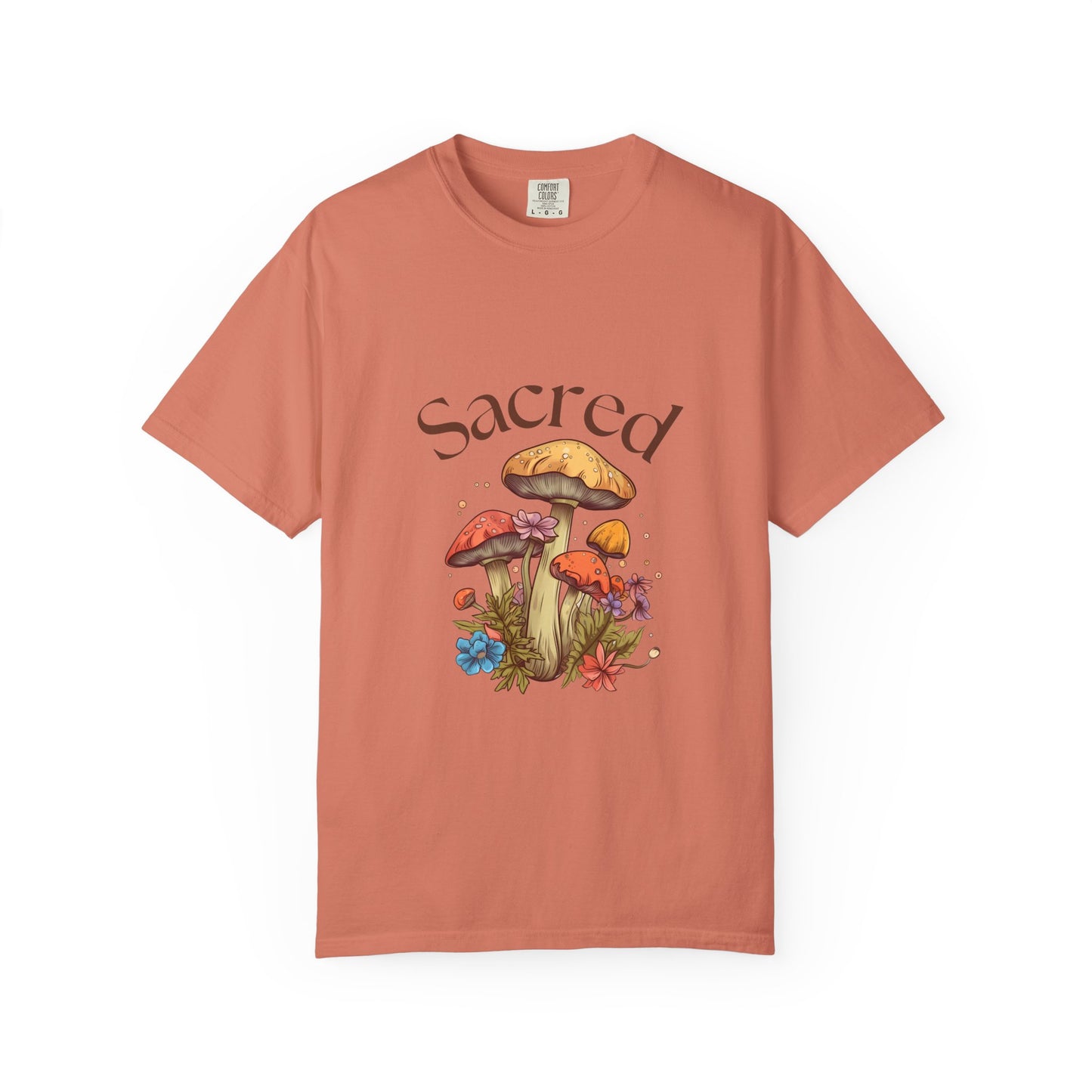 Sacred Mushroom Unisex Garment-Dyed T-Shirt