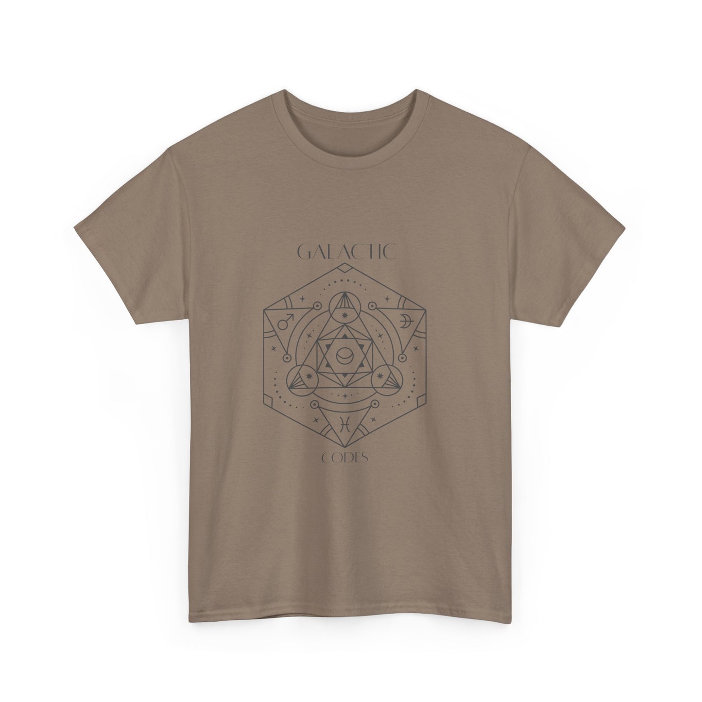 Galactic Cosmic Unisex Heavy Cotton Tee - Astrological Design