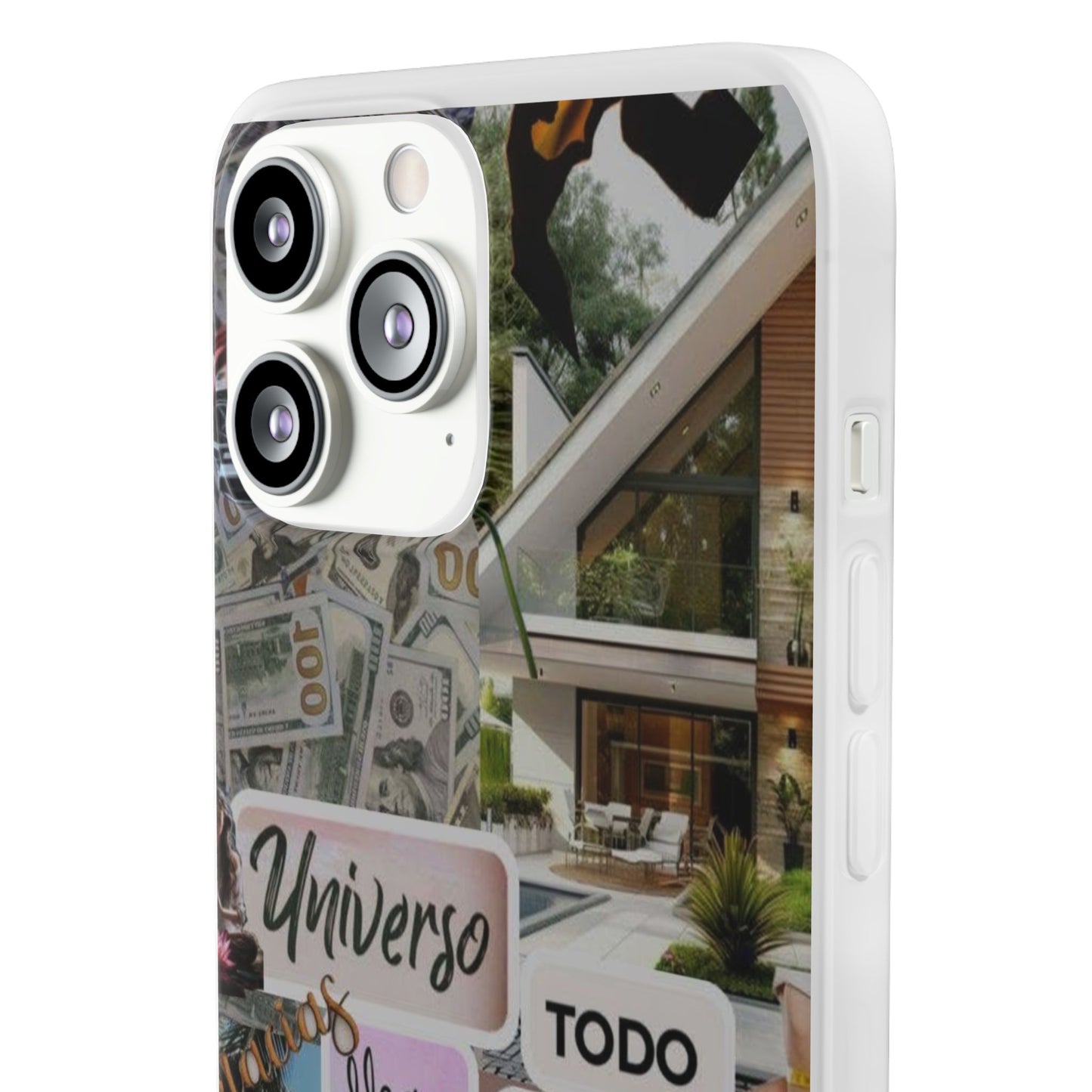 Vibrant Flexi Phone Case with Inspirational Quotes, Bohemian Style, Perfect Gift for Friends, Travelers, Birthdays, Everyday Use