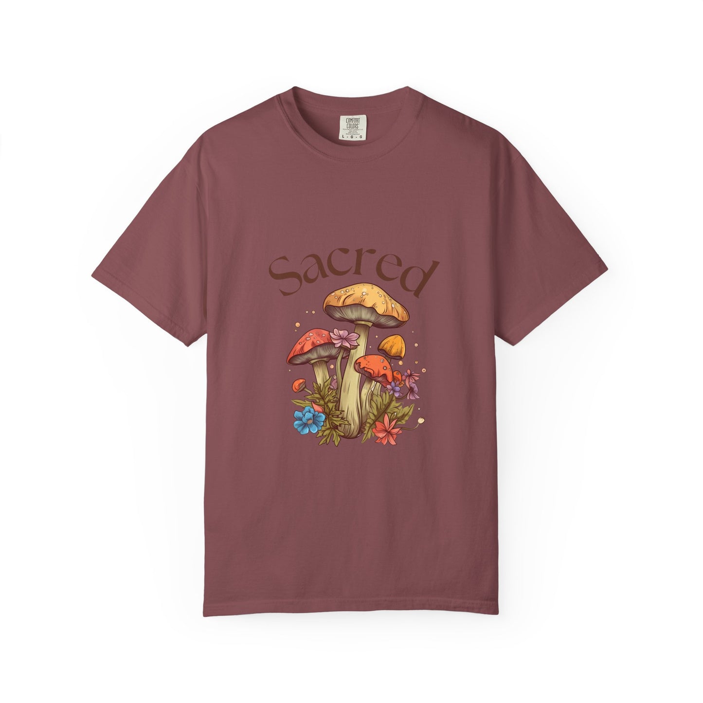 Sacred Mushroom Unisex Garment-Dyed T-Shirt