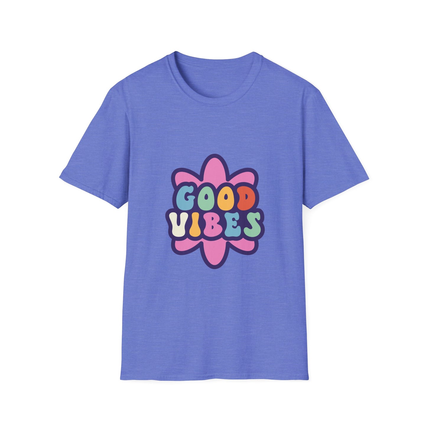 Good Vibes Unisex Softstyle T-Shirt - Trendy Graphic Tee for Positive Energy