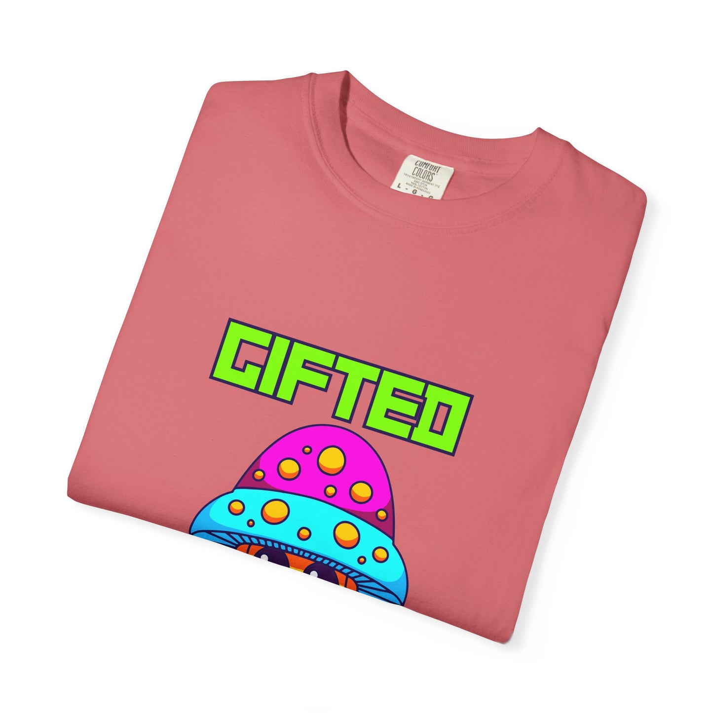 Gifted Mushroom T-Shirt - Colorful Unisex Garment-Dyed Tee