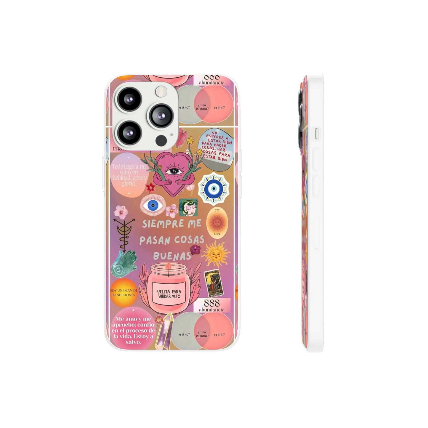 Colorful Affirmation Phone Cases, Positive Vibe Cases for iPhone, Flexible Phone Protection, Unique Gifts for Friends