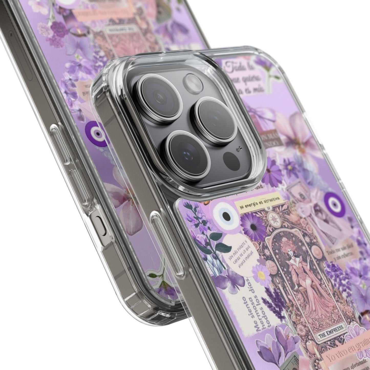 Beautiful Floral Phone Case, Clear Case, Cute Accessories, Gift for Her, Phone Protection, Trendy Tech