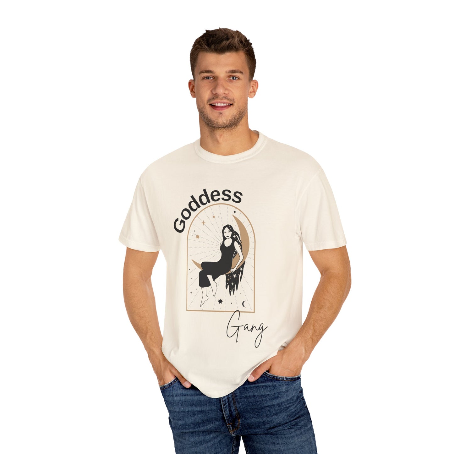 Goddess Gang Unisex Garment-Dyed T-Shirt – Empowering Fashion for Every Occasion