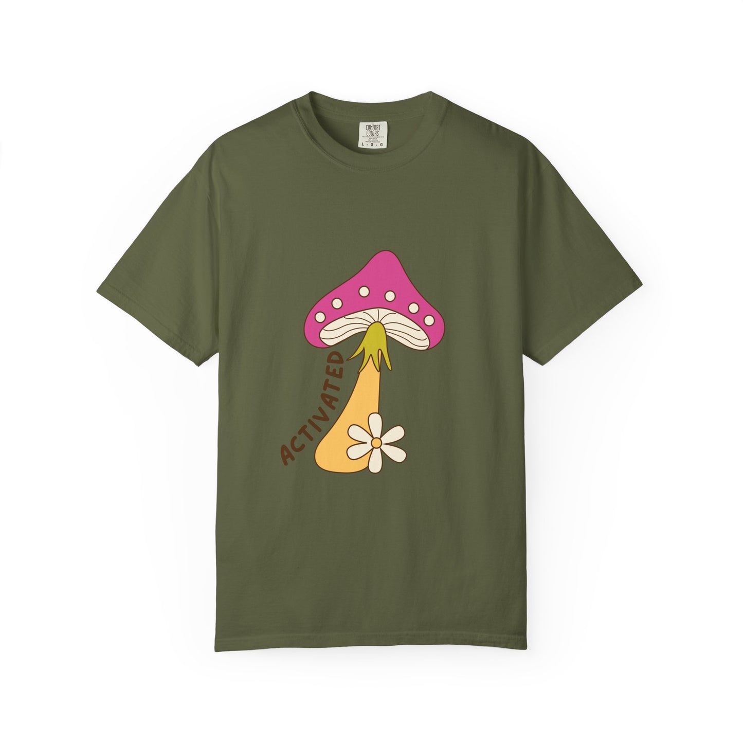 Activated Mushroom Unisex T-Shirt - Groovy Graphic Tee for Nature Lovers
