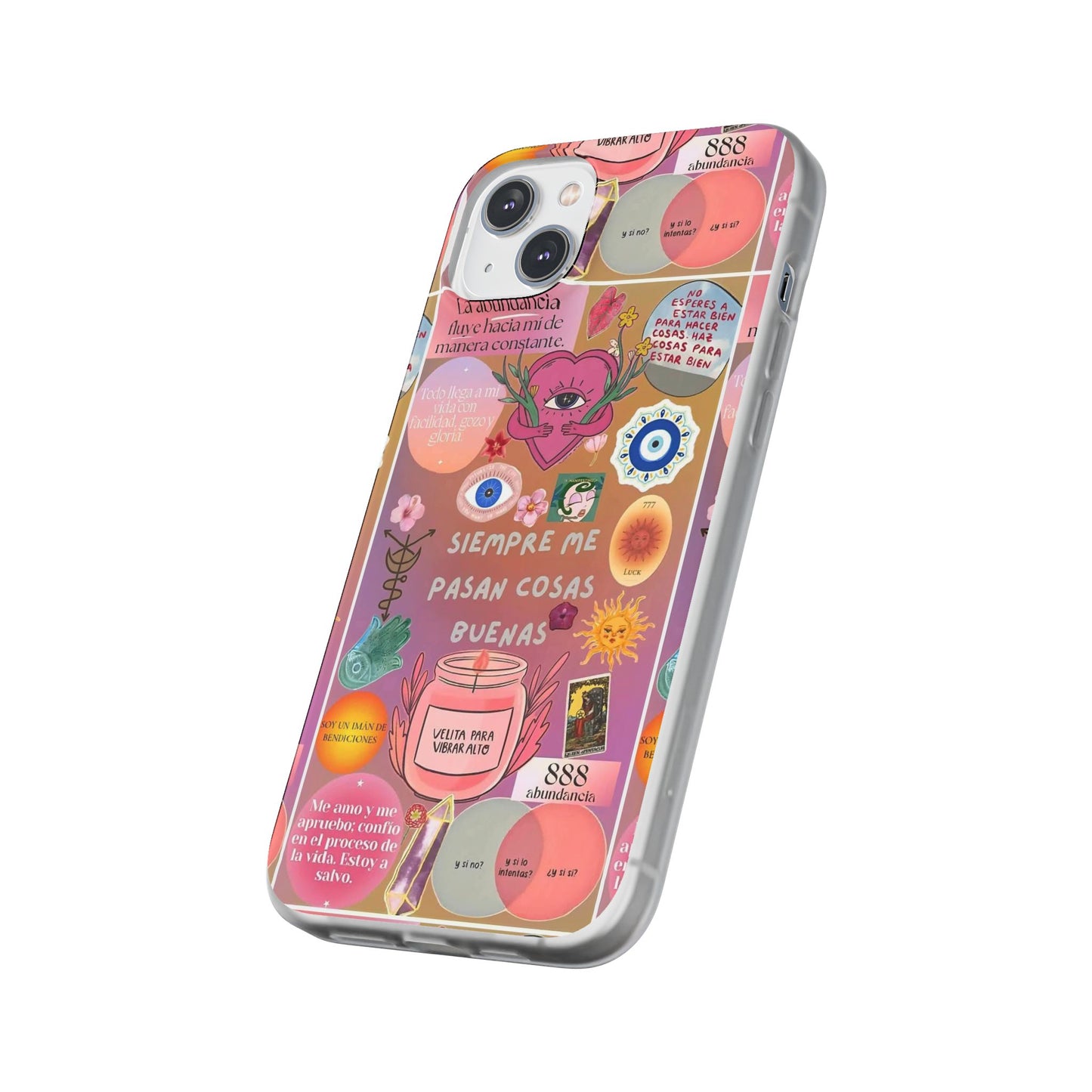 Colorful Affirmation Phone Cases, Positive Vibe Cases for iPhone, Flexible Phone Protection, Unique Gifts for Friends