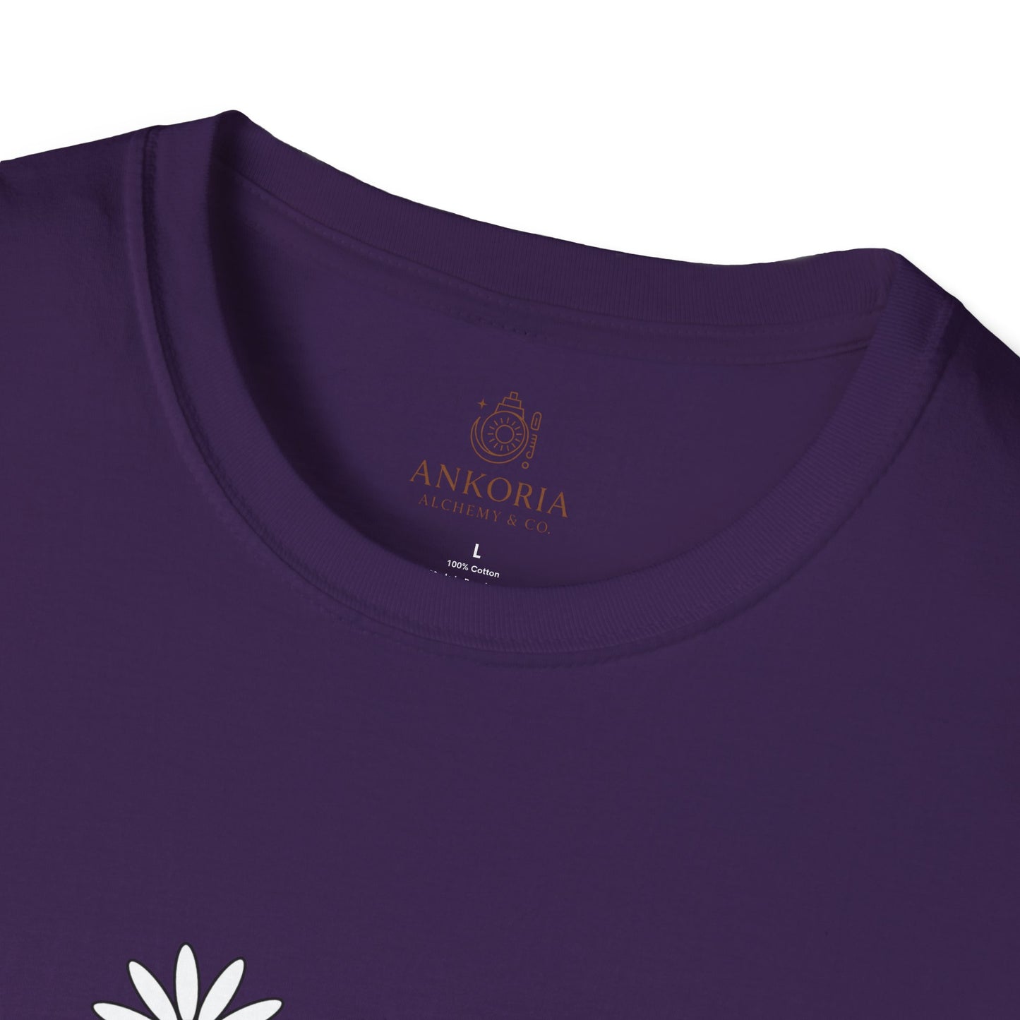 Unisex Softstyle T-Shirt - Retro Peace Design for Comfort Lovers