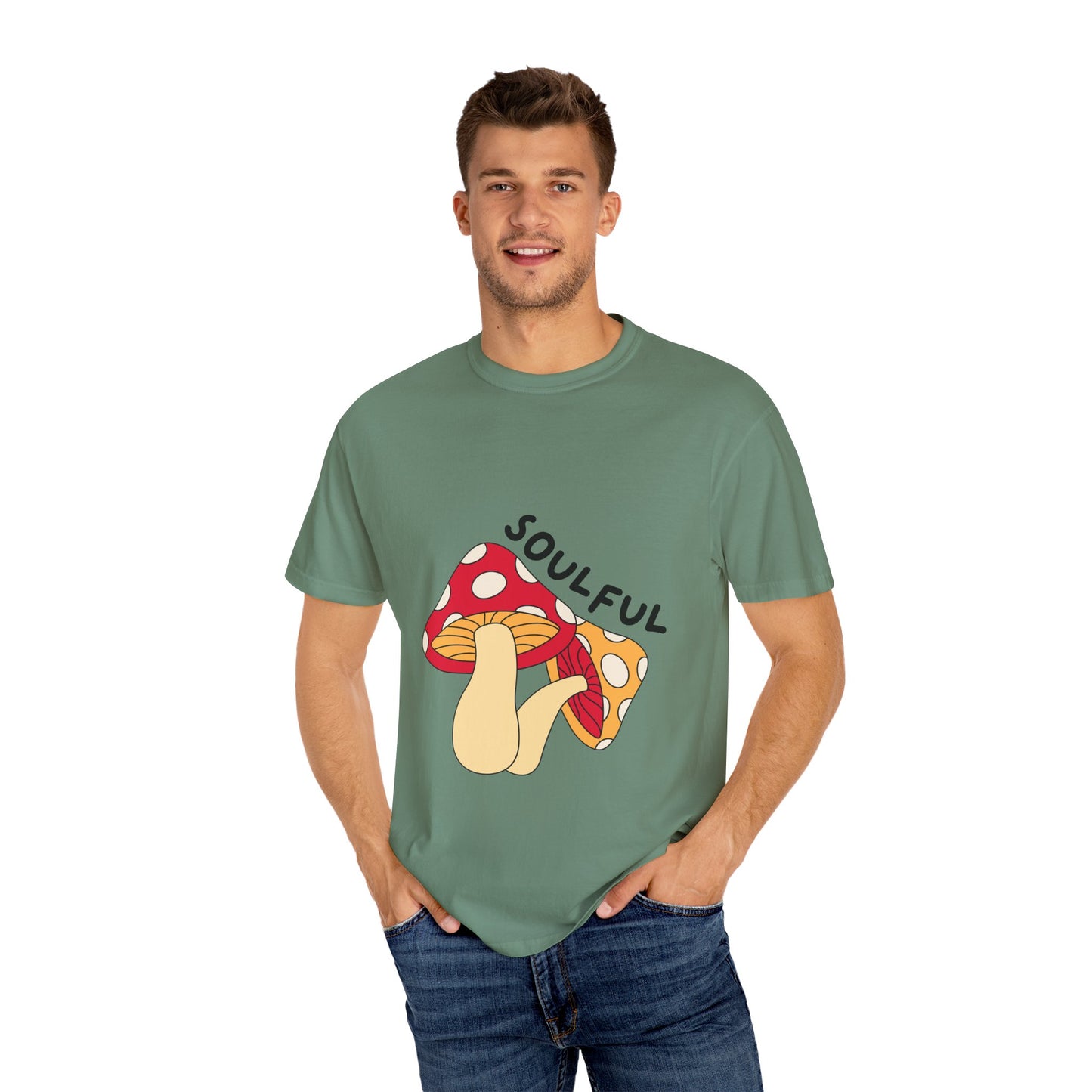 Soulful Mushroom Unisex T-shirt - Eye-catching, Comfortable Casual Wear