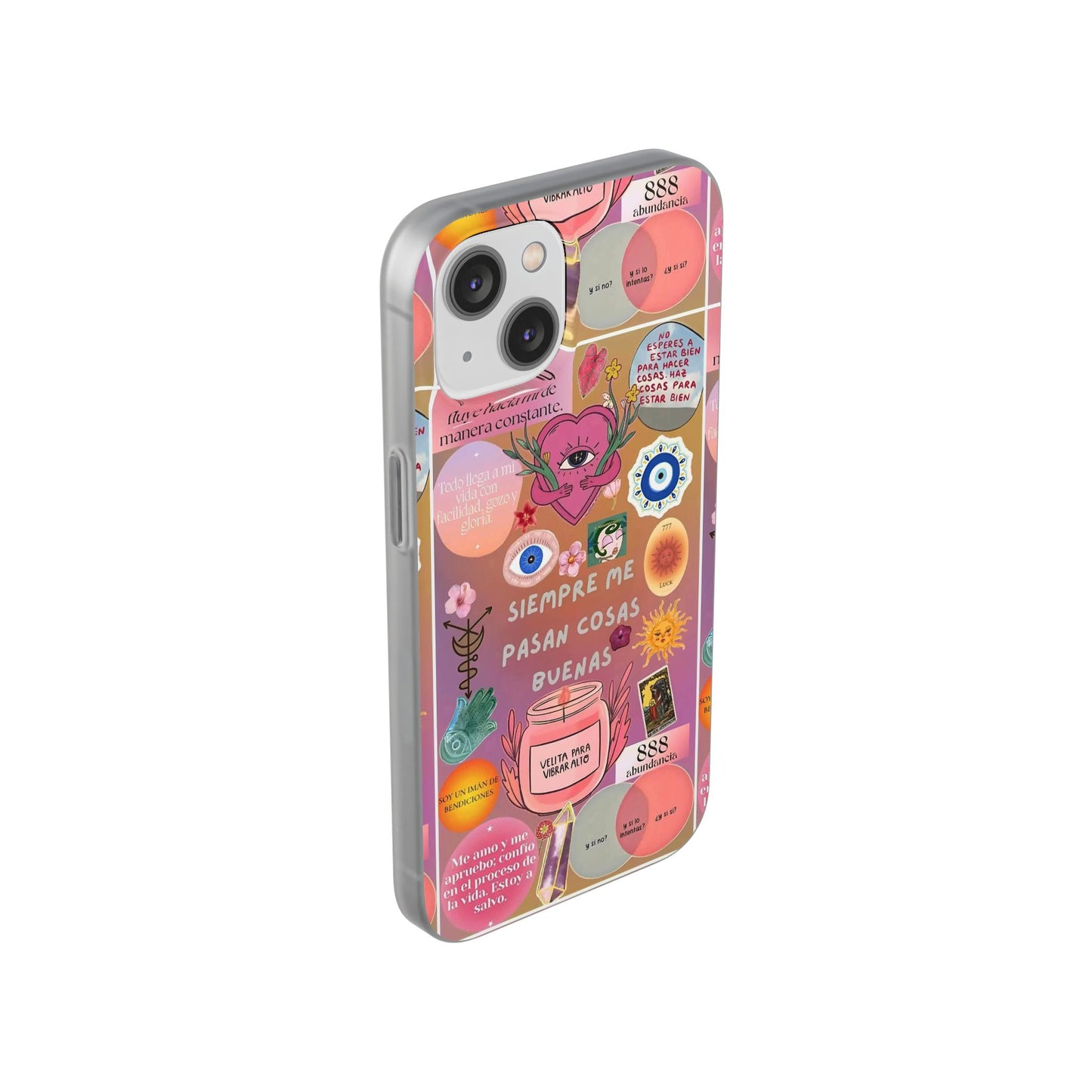 Colorful Affirmation Phone Cases, Positive Vibe Cases for iPhone, Flexible Phone Protection, Unique Gifts for Friends