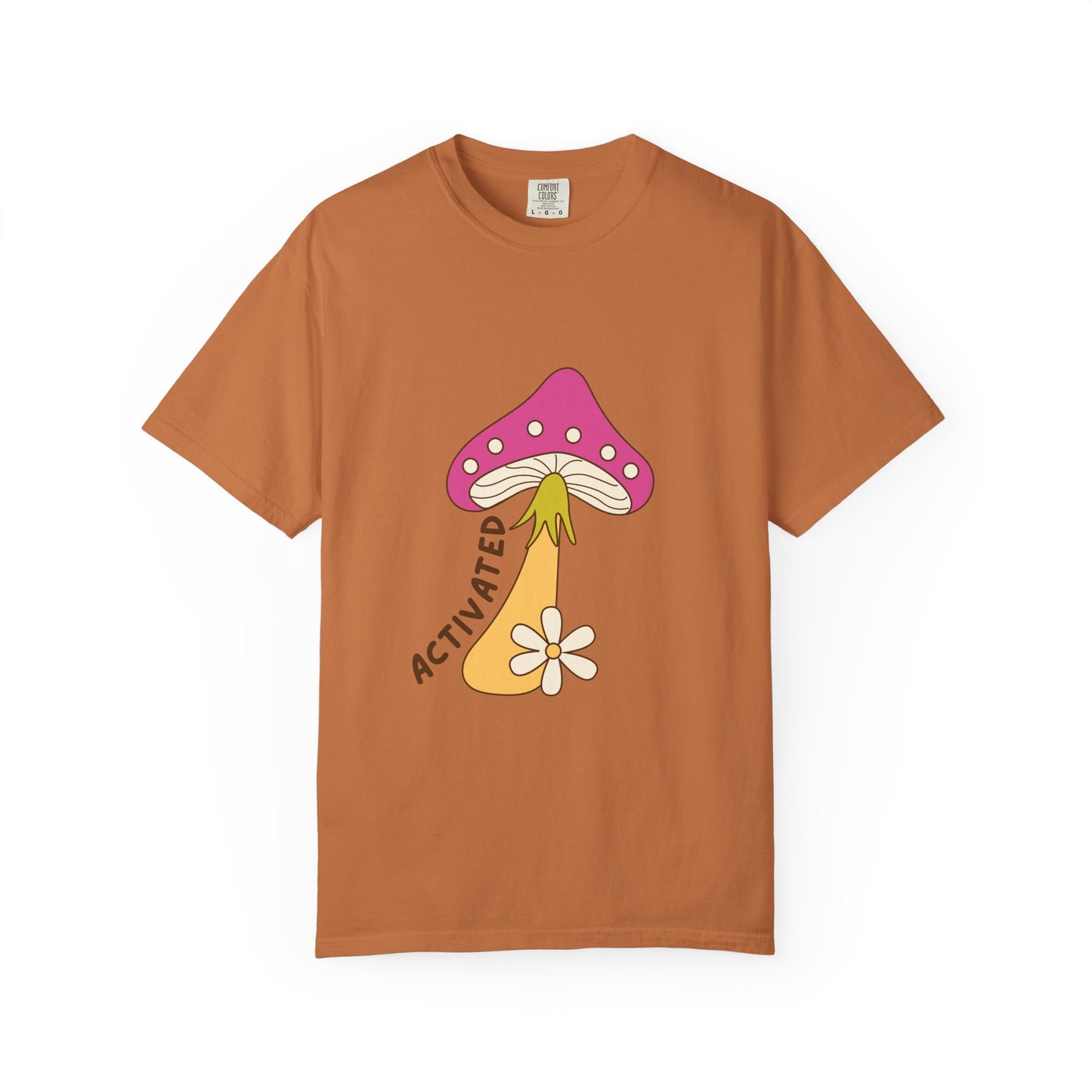 Activated Mushroom Unisex T-Shirt - Groovy Graphic Tee for Nature Lovers