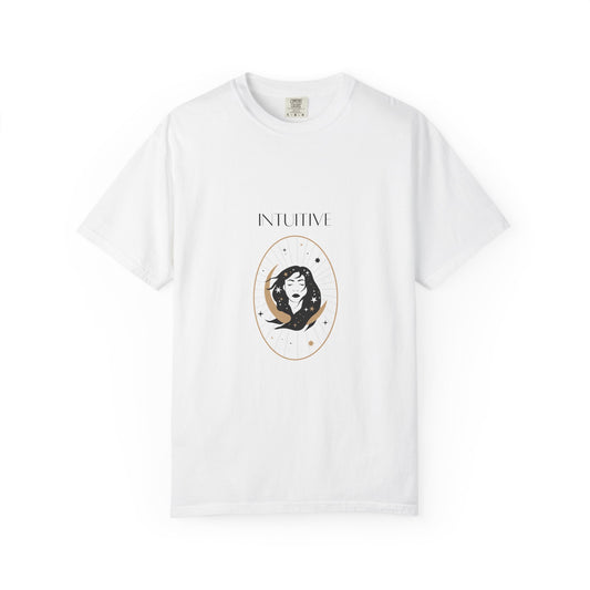 Intuitive Unisex Garment-Dyed T-Shirt | Astrology-Inspired Design