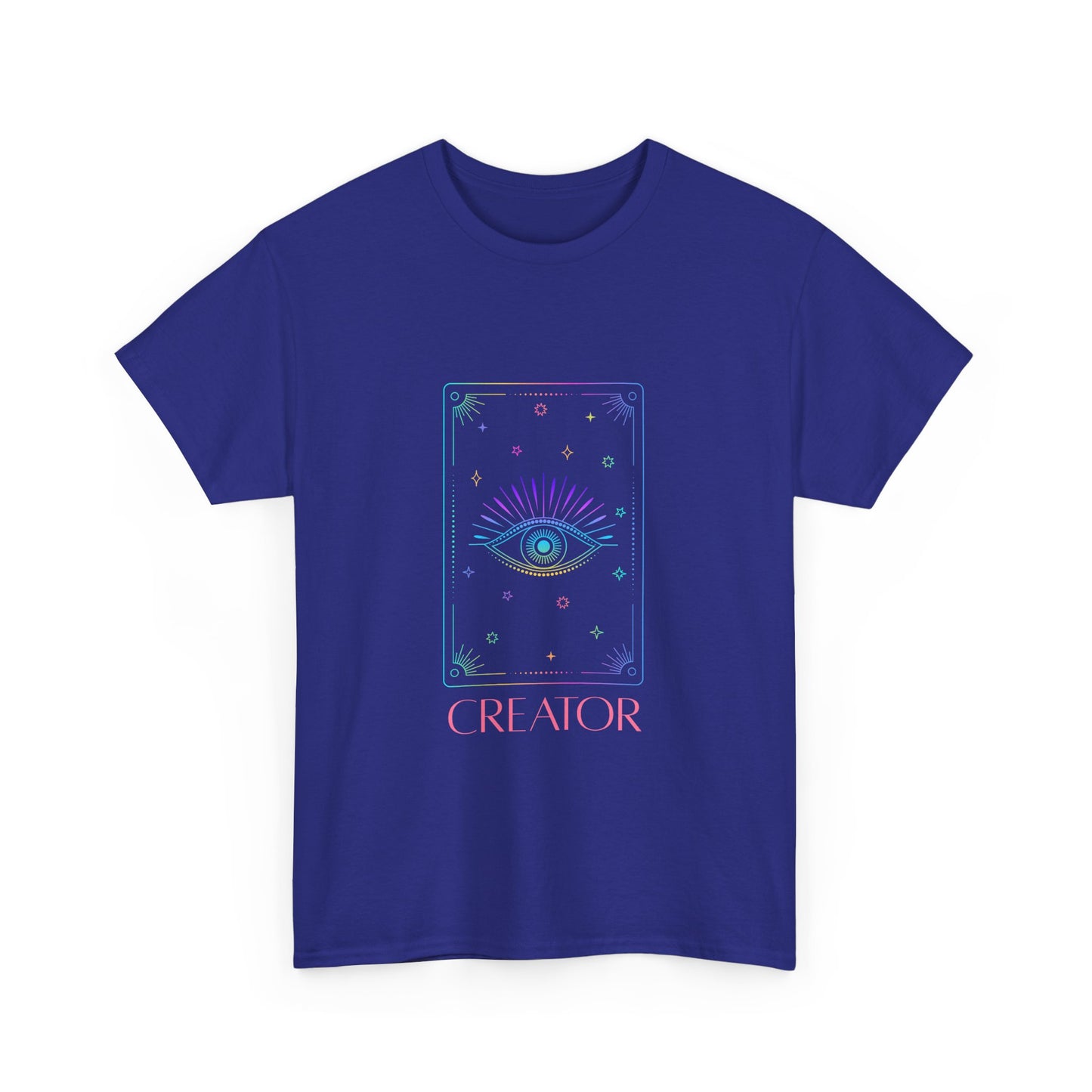 Creator Eye Unisex Heavy Cotton Tee - Artistic & Spiritual Design