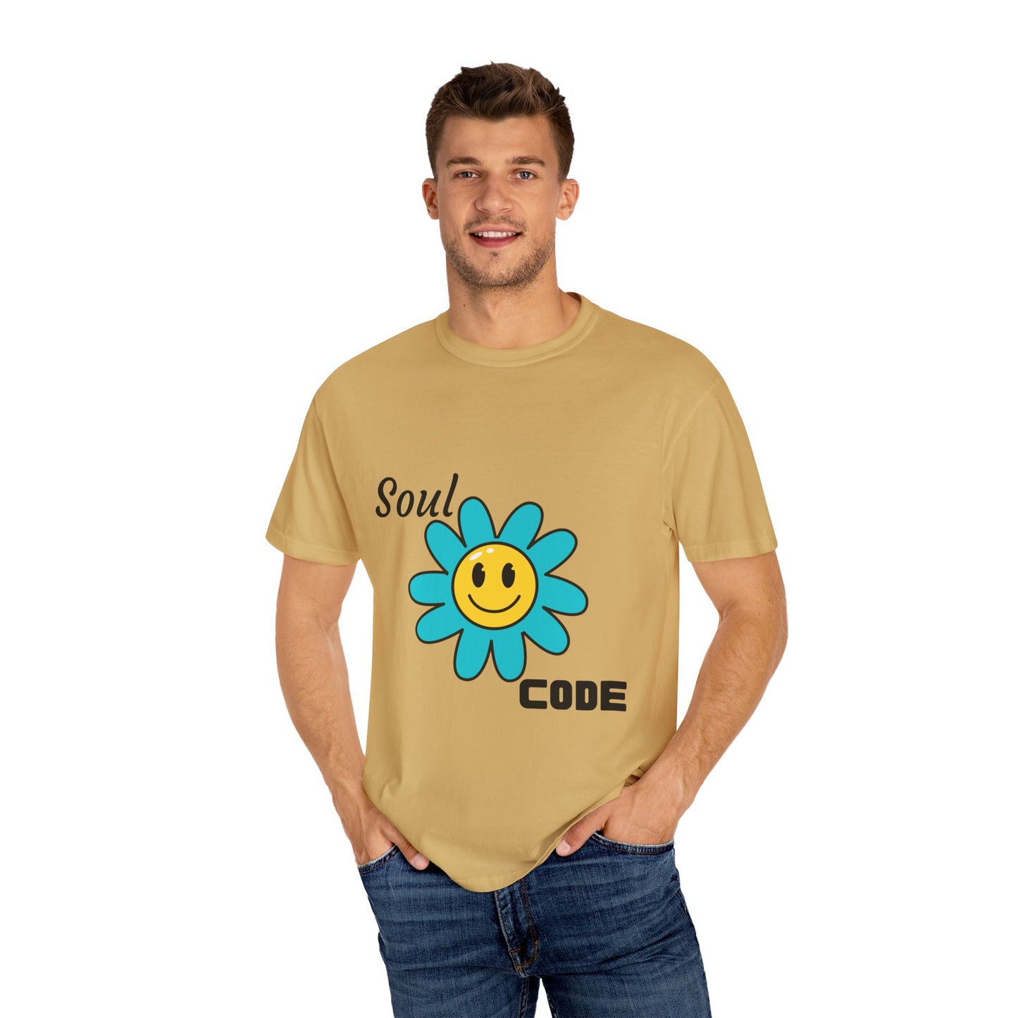 Soul Code Smiley Flower Unisex T-Shirt