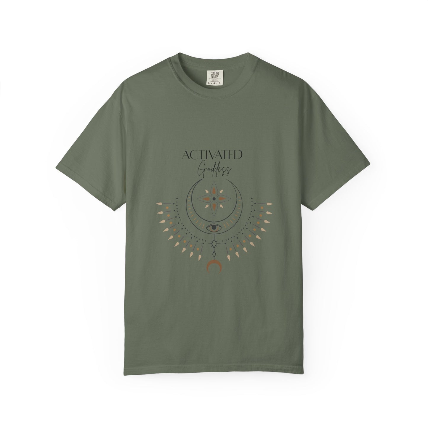 Activated Goddess Unisex Garment-Dyed T-Shirt - Spiritual Boho Style Tee