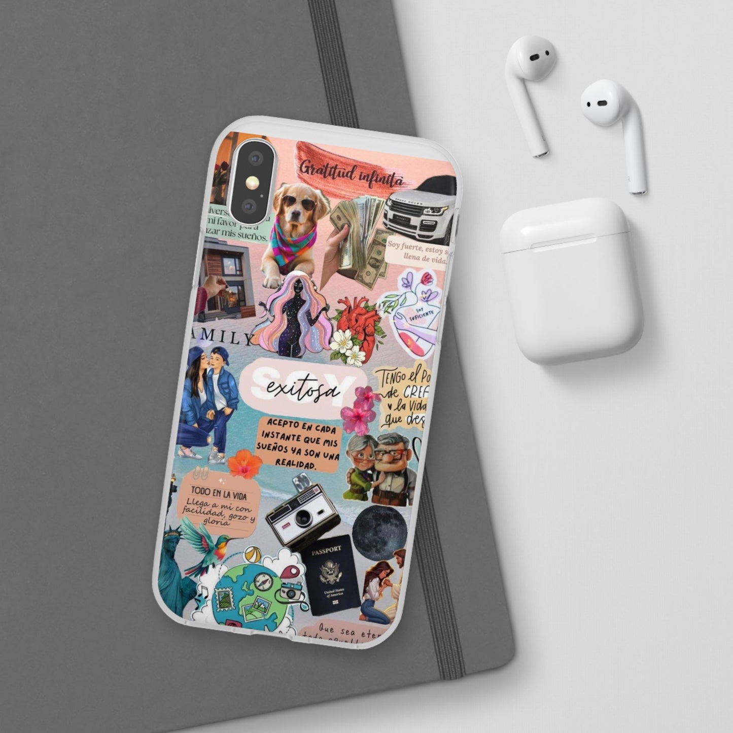 Colorful Inspirational Phone Case, Motivational iPhone Cover, Fun Phone Accessory, Unique Gift for Creative Souls, Flexible Cases for [...]