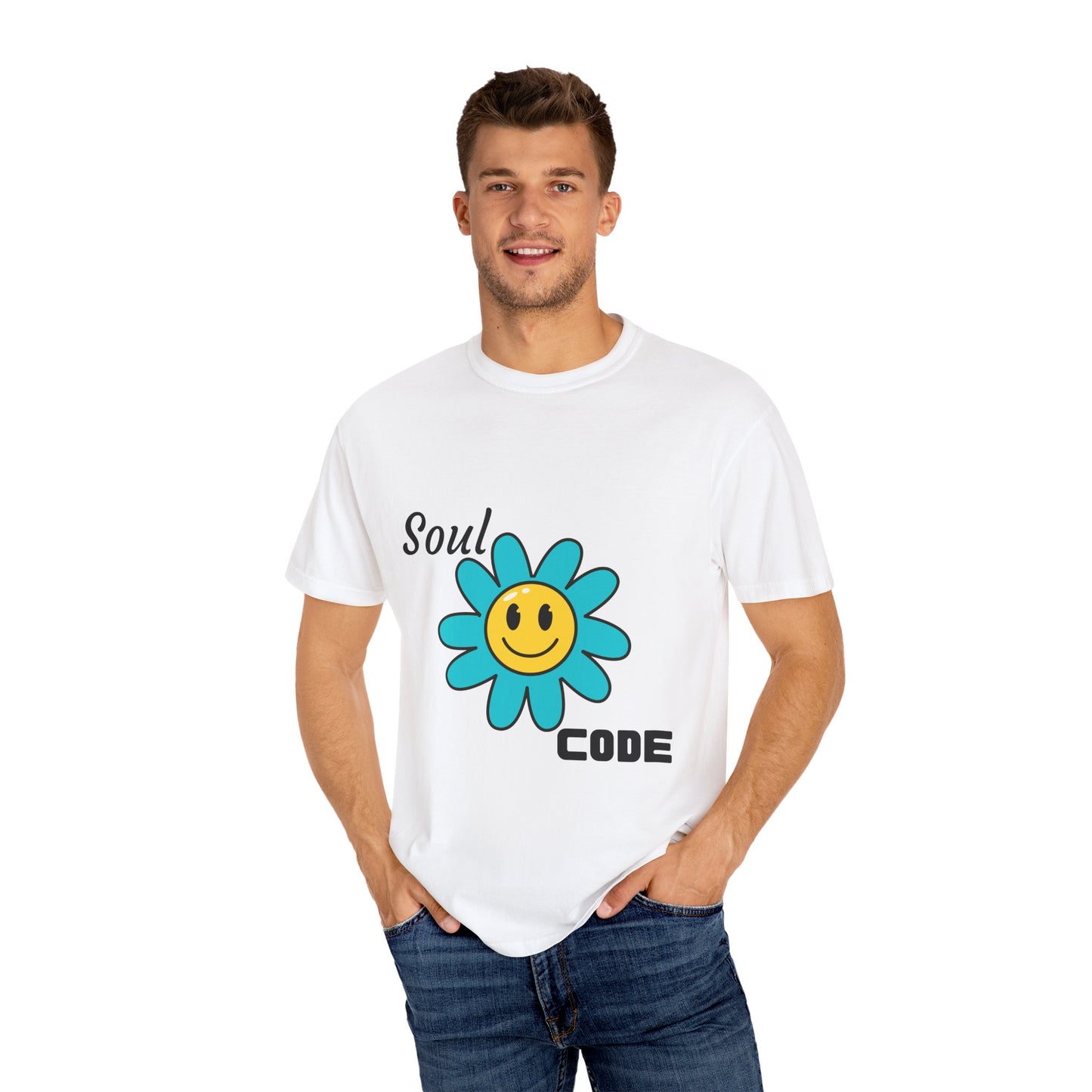 Soul Code Smiley Flower Unisex T-Shirt