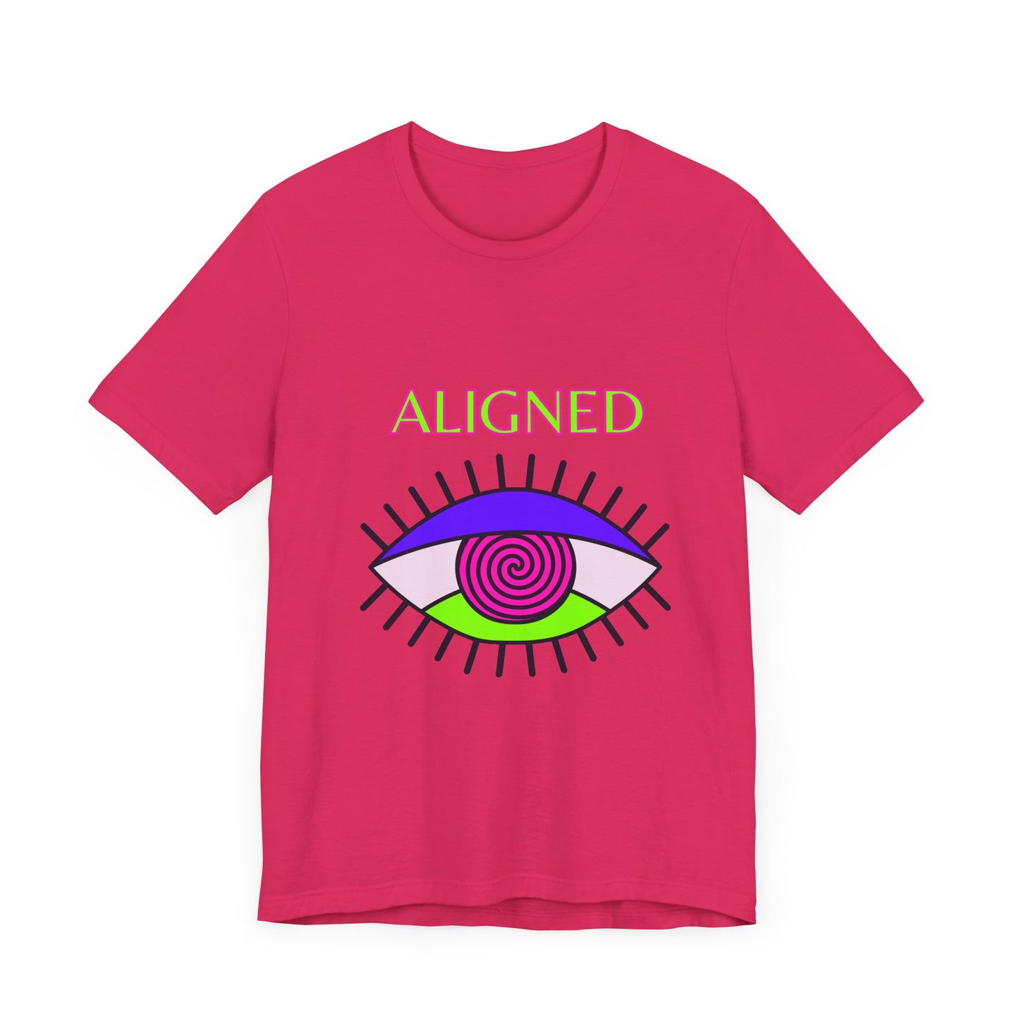 Aligned Eye Unisex Jersey Tee - Positive Vibes T-Shirt