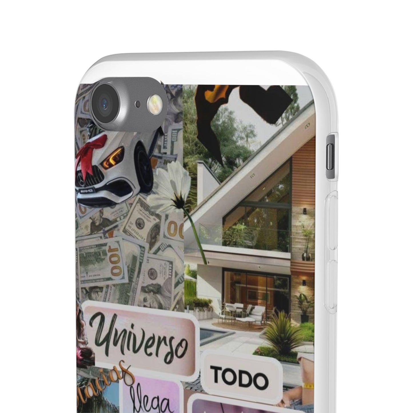 Vibrant Flexi Phone Case with Inspirational Quotes, Bohemian Style, Perfect Gift for Friends, Travelers, Birthdays, Everyday Use