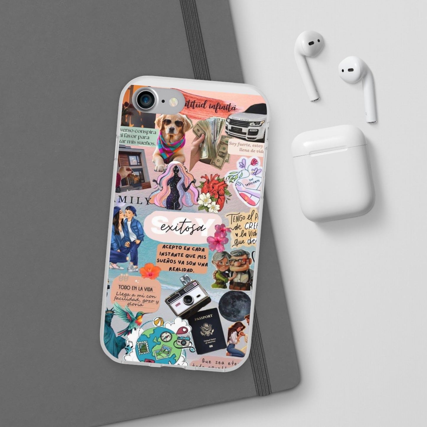 Colorful Inspirational Phone Case, Motivational iPhone Cover, Fun Phone Accessory, Unique Gift for Creative Souls, Flexible Cases for [...]