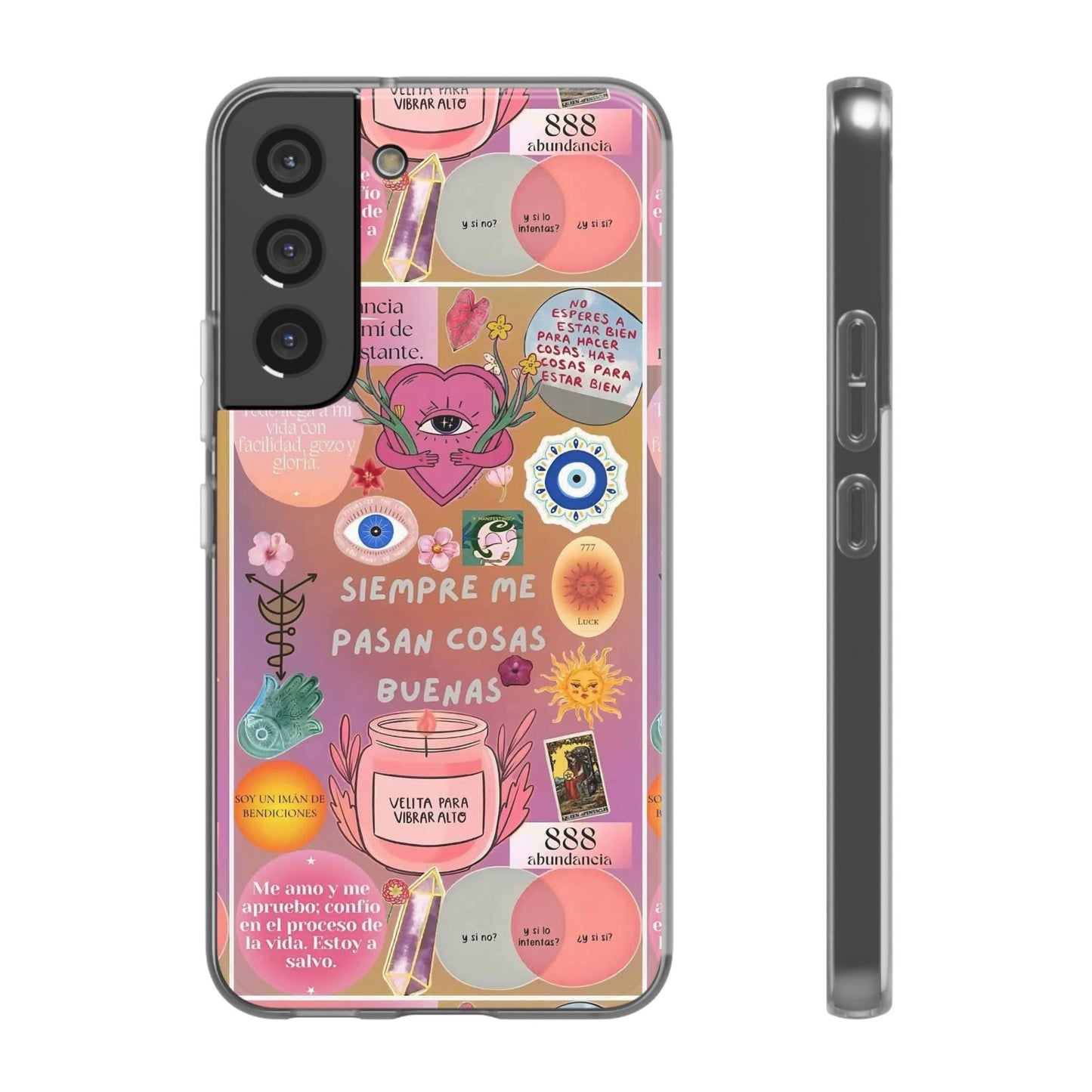 Colorful Affirmation Phone Cases, Positive Vibe Cases for iPhone, Flexible Phone Protection, Unique Gifts for Friends