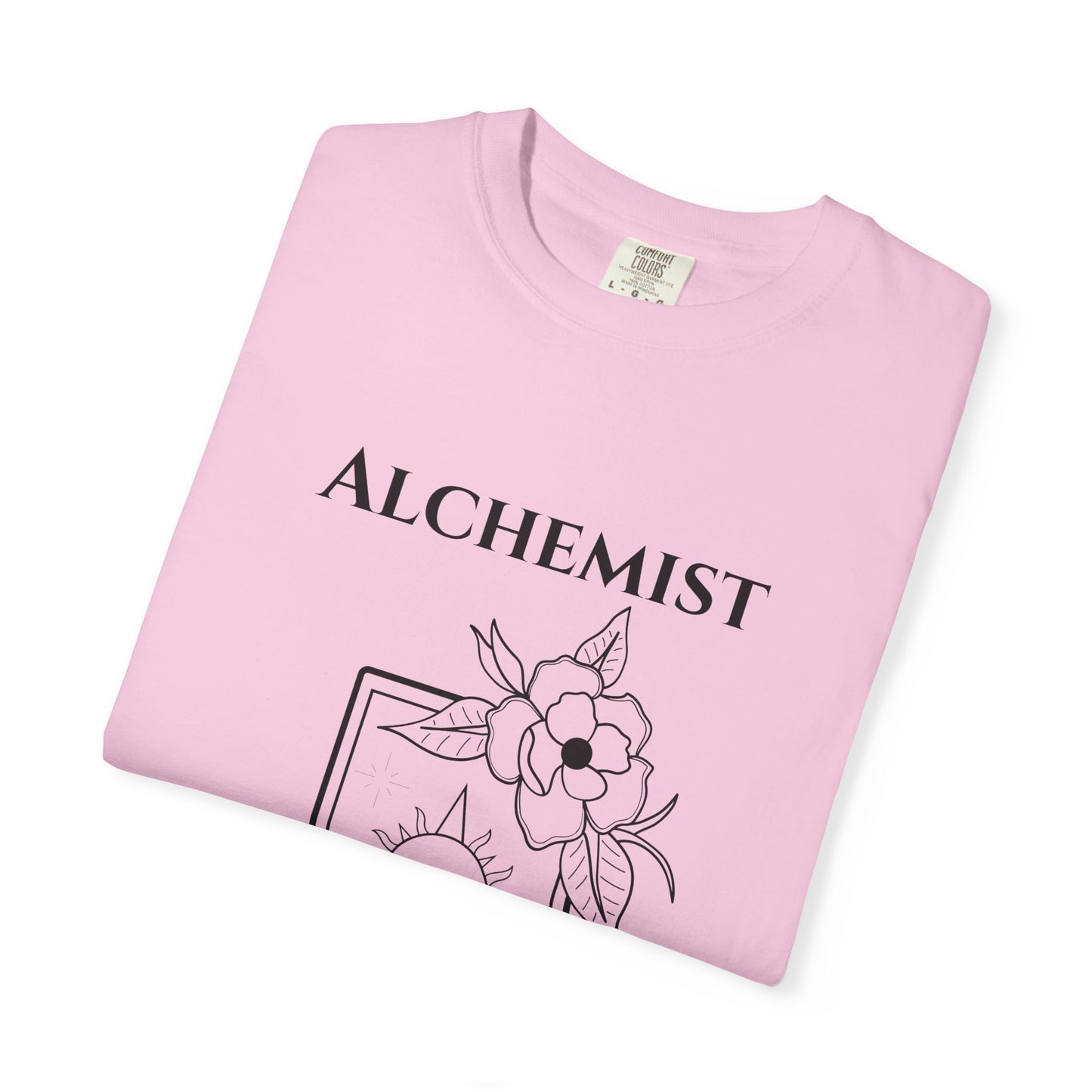 Alchemy Floral T-Shirt - Unisex Garment-Dyed Tee for Creative Spirits