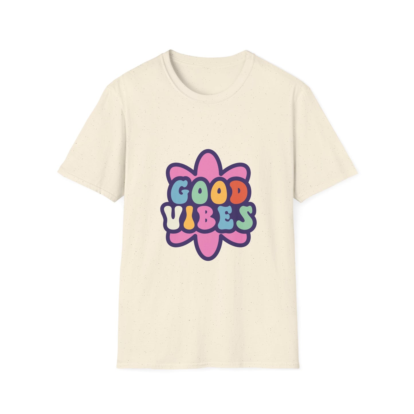 Good Vibes Unisex Softstyle T-Shirt - Trendy Graphic Tee for Positive Energy