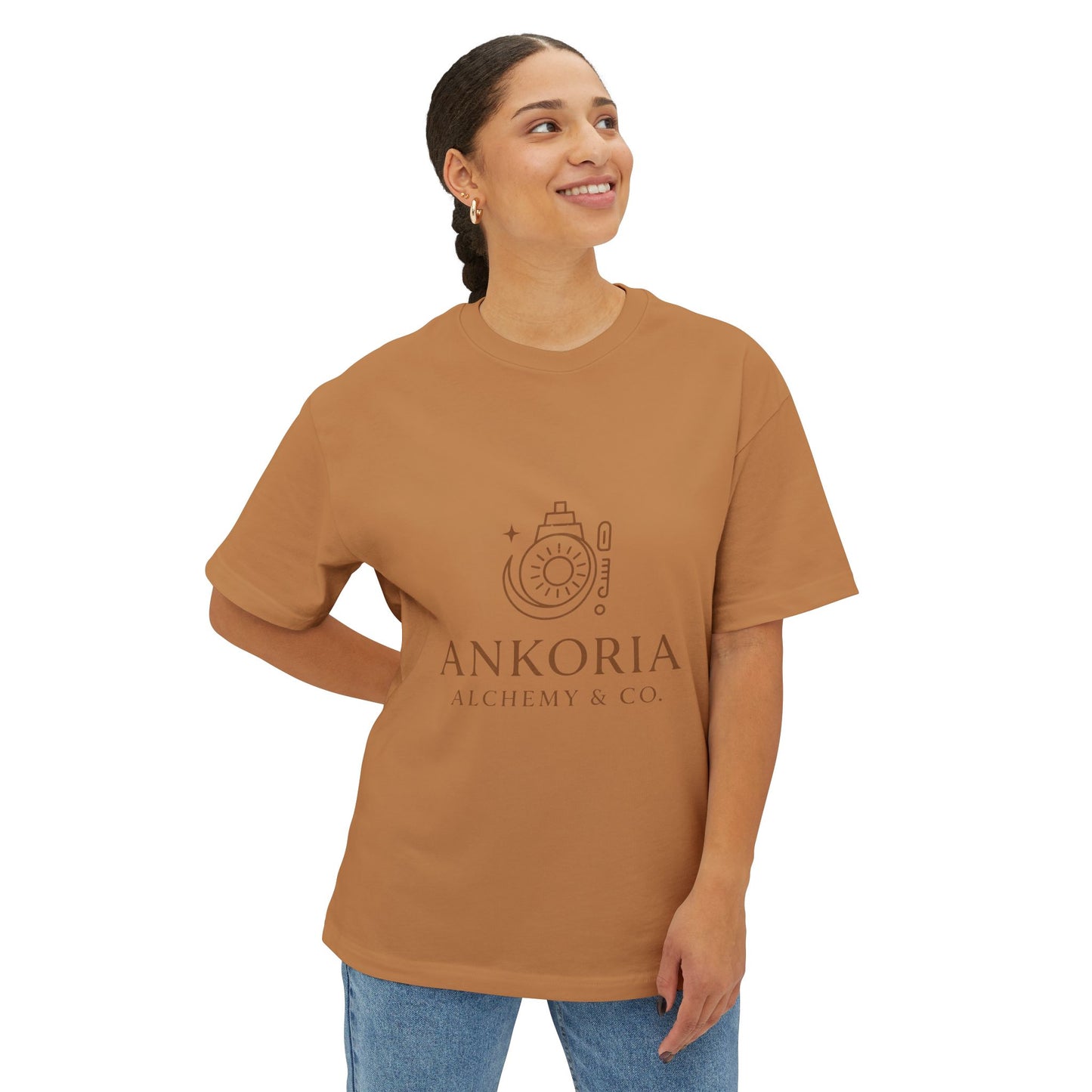 Unisex Oversized Boxy Tee - ANKORIA Alchemy & Co. Graphic Tee