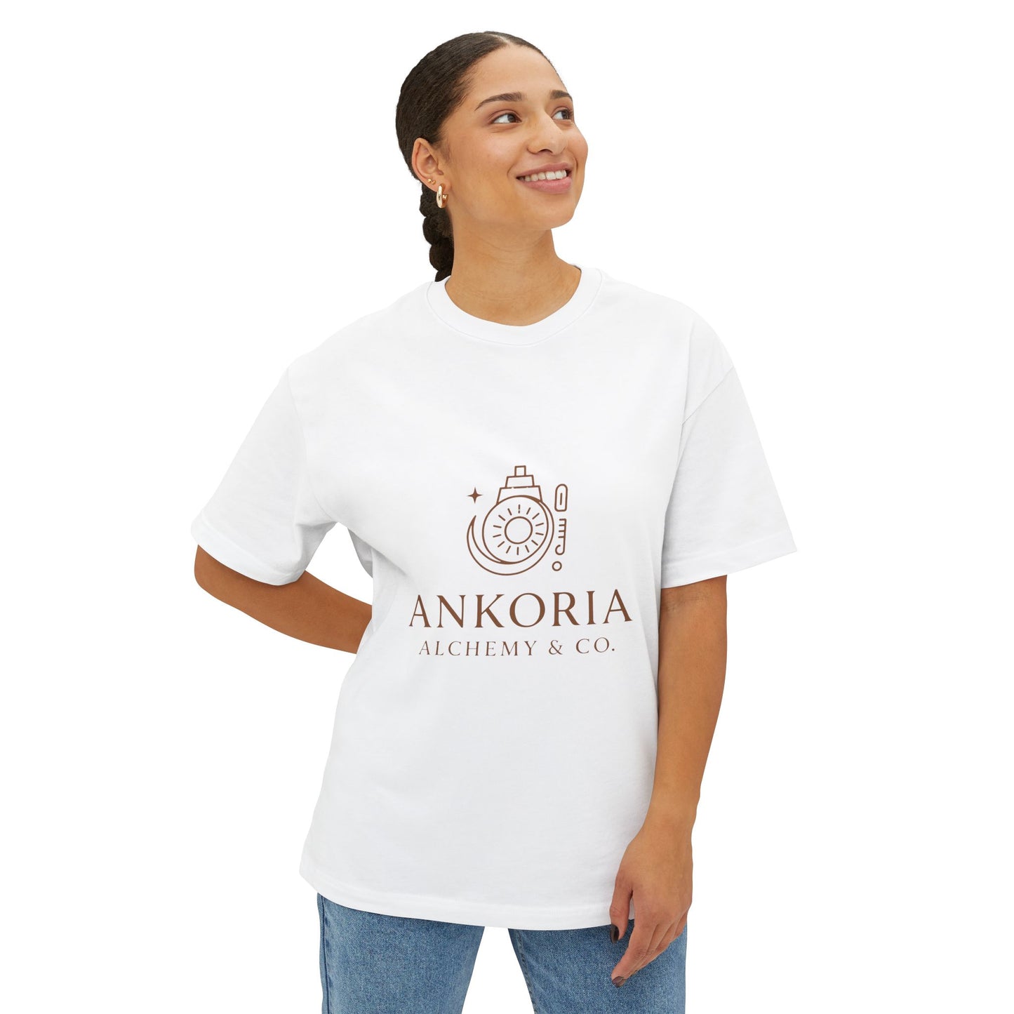 Unisex Oversized Boxy Tee - ANKORIA Alchemy & Co. Graphic Tee