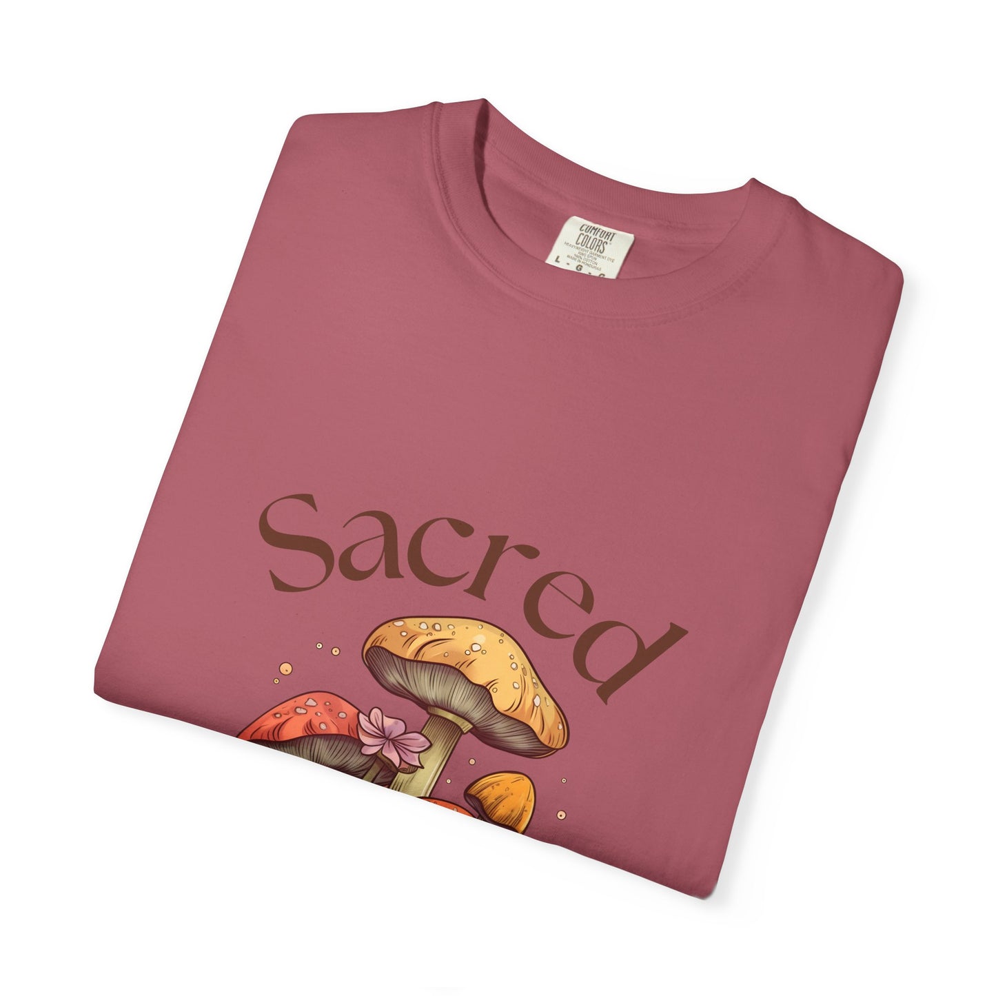 Sacred Mushroom Unisex Garment-Dyed T-Shirt
