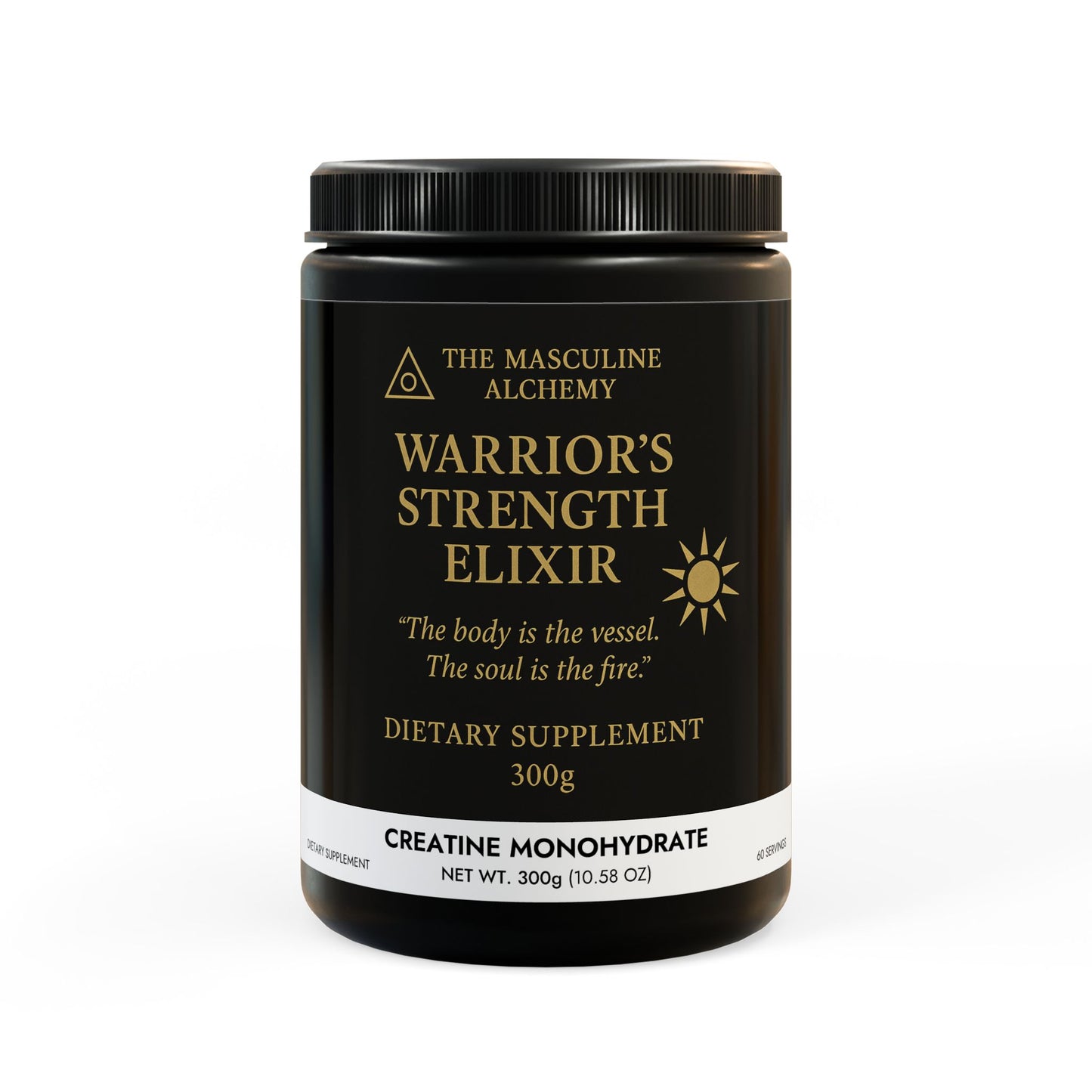 Warrior’s Strength Elixir | Creatine Monohydrate (300g)