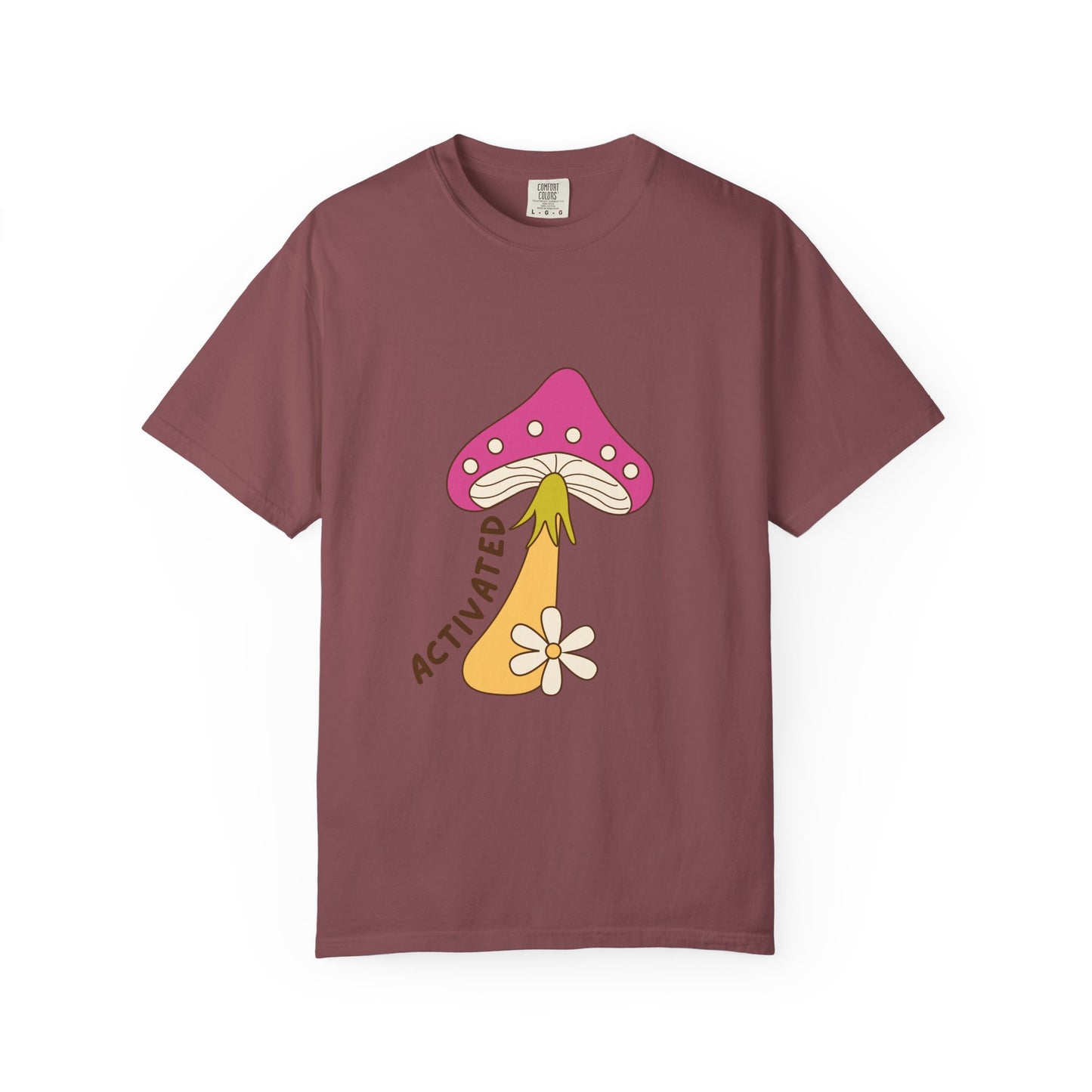 Activated Mushroom Unisex T-Shirt - Groovy Graphic Tee for Nature Lovers