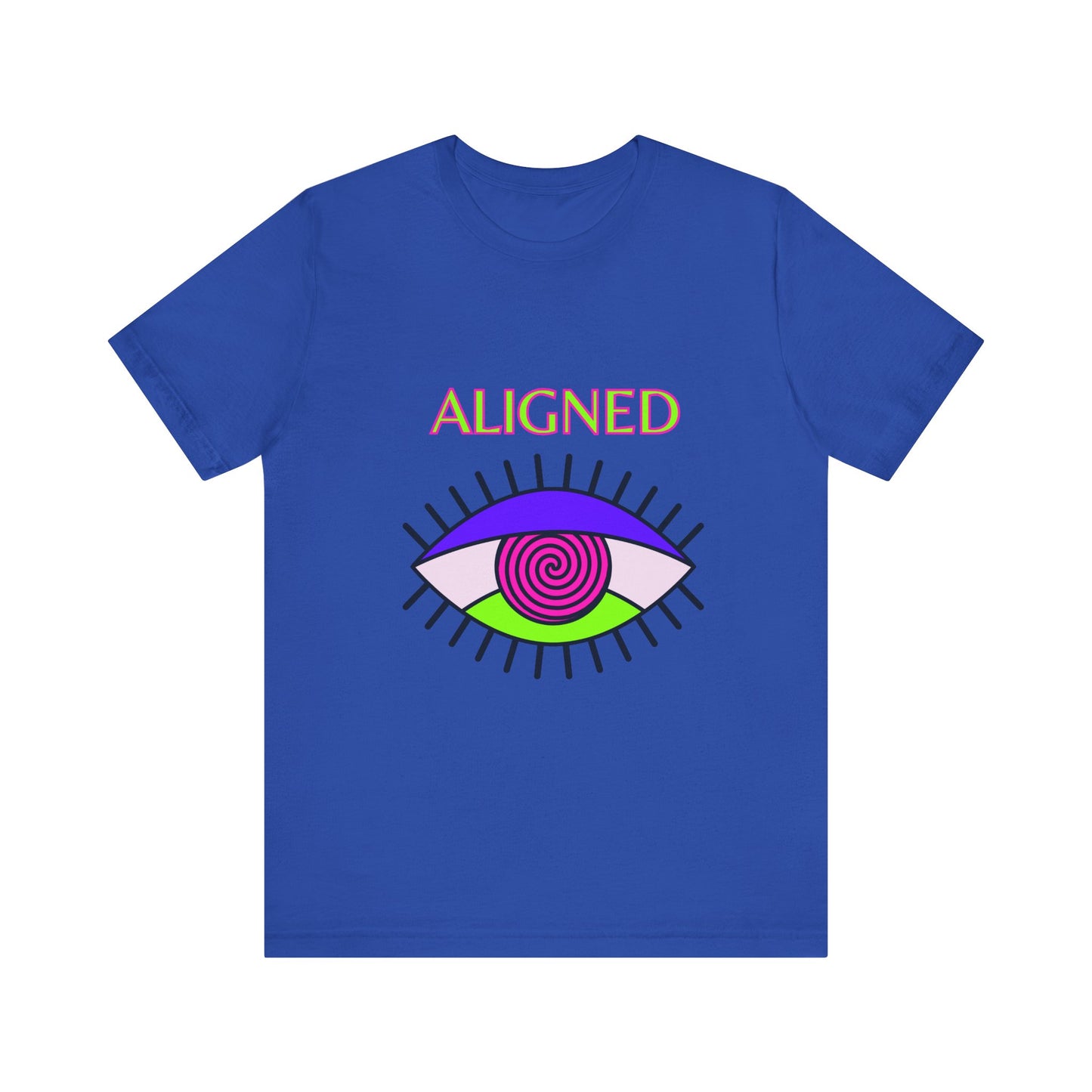 Aligned Eye Unisex Jersey Tee - Positive Vibes T-Shirt