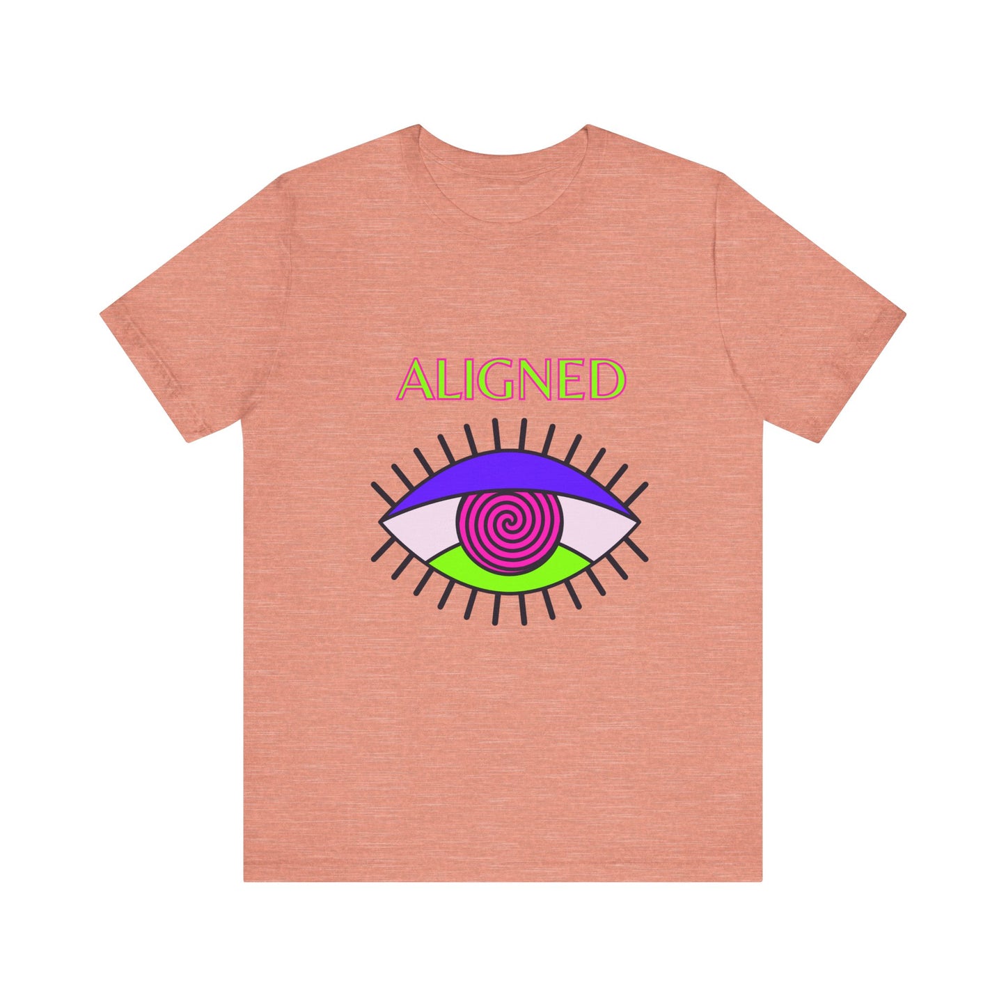 Aligned Eye Unisex Jersey Tee - Positive Vibes T-Shirt