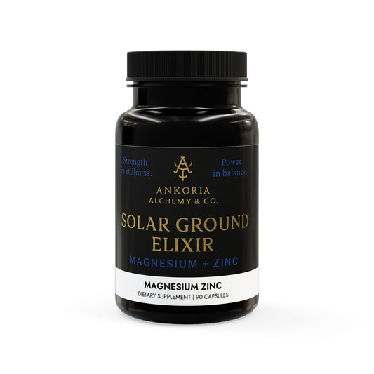 🜂 Solar Ground Elixir | Magnesium + Zinc Supplement (90 Capsules)