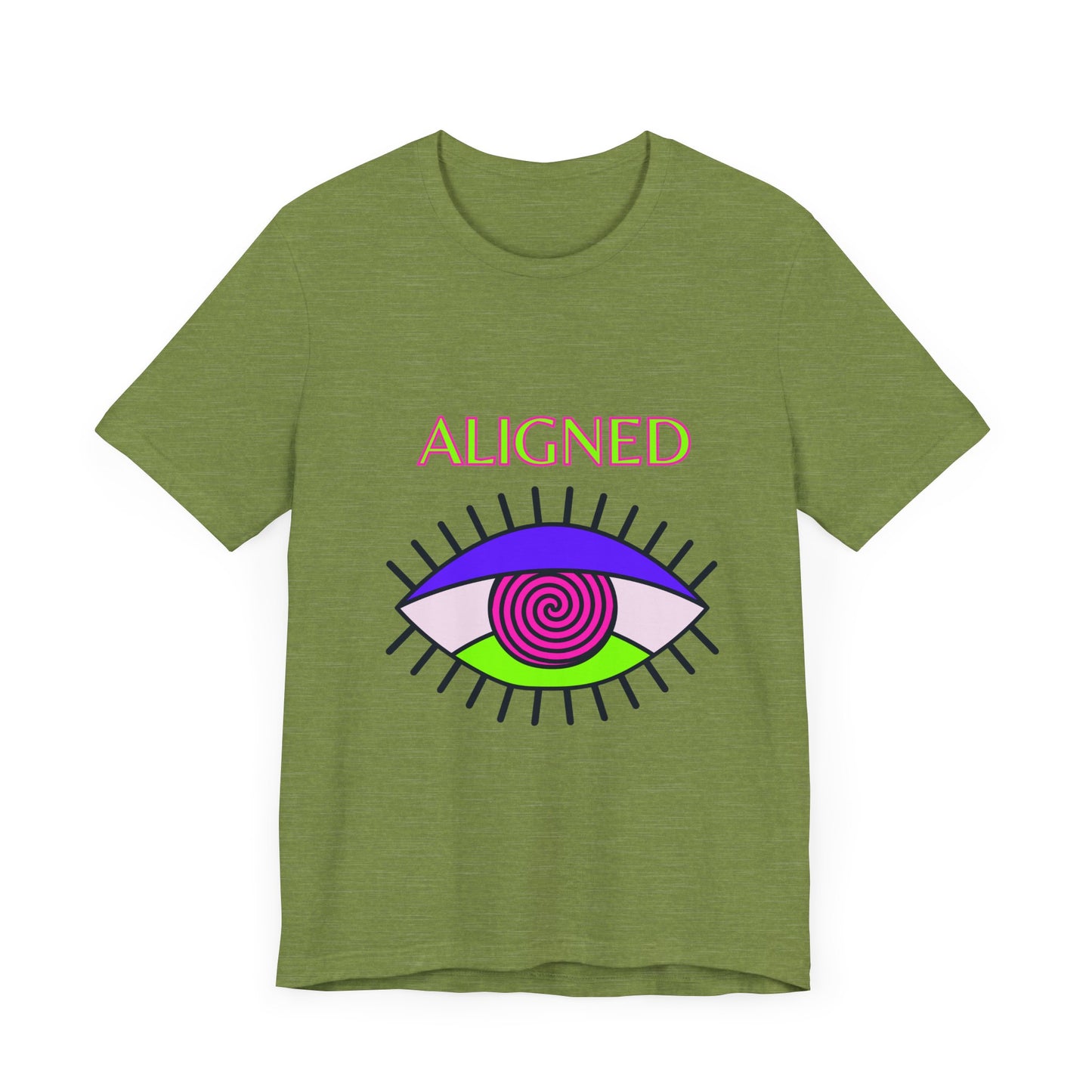 Aligned Eye Unisex Jersey Tee - Positive Vibes T-Shirt
