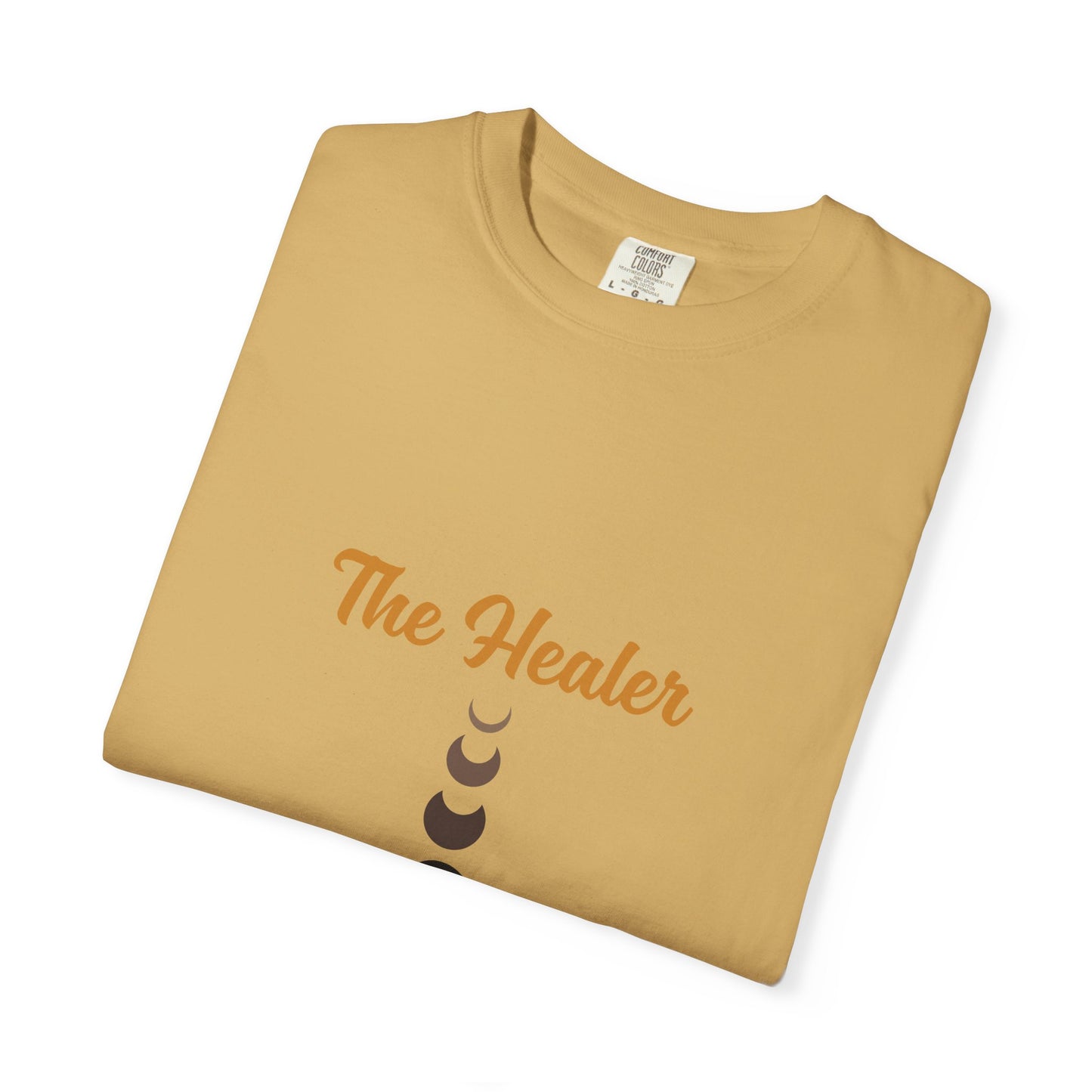 Unisex Moon Phases Tee - 'The Healer' Garment-Dyed T-shirt