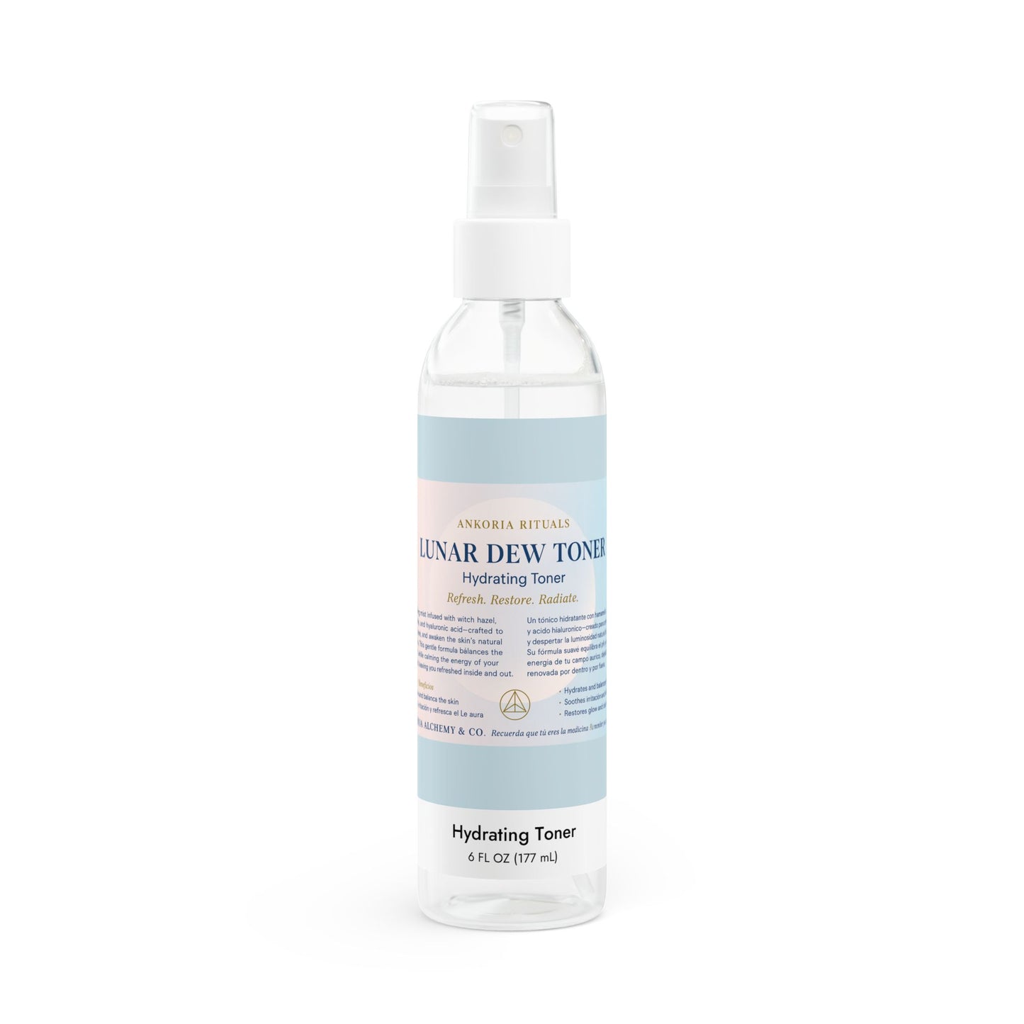 ✨ Lunar Dew Toner Hydrating Toner Refresh. Restore. Radiate. Refresca. Restaura. Irradia. , 6oz