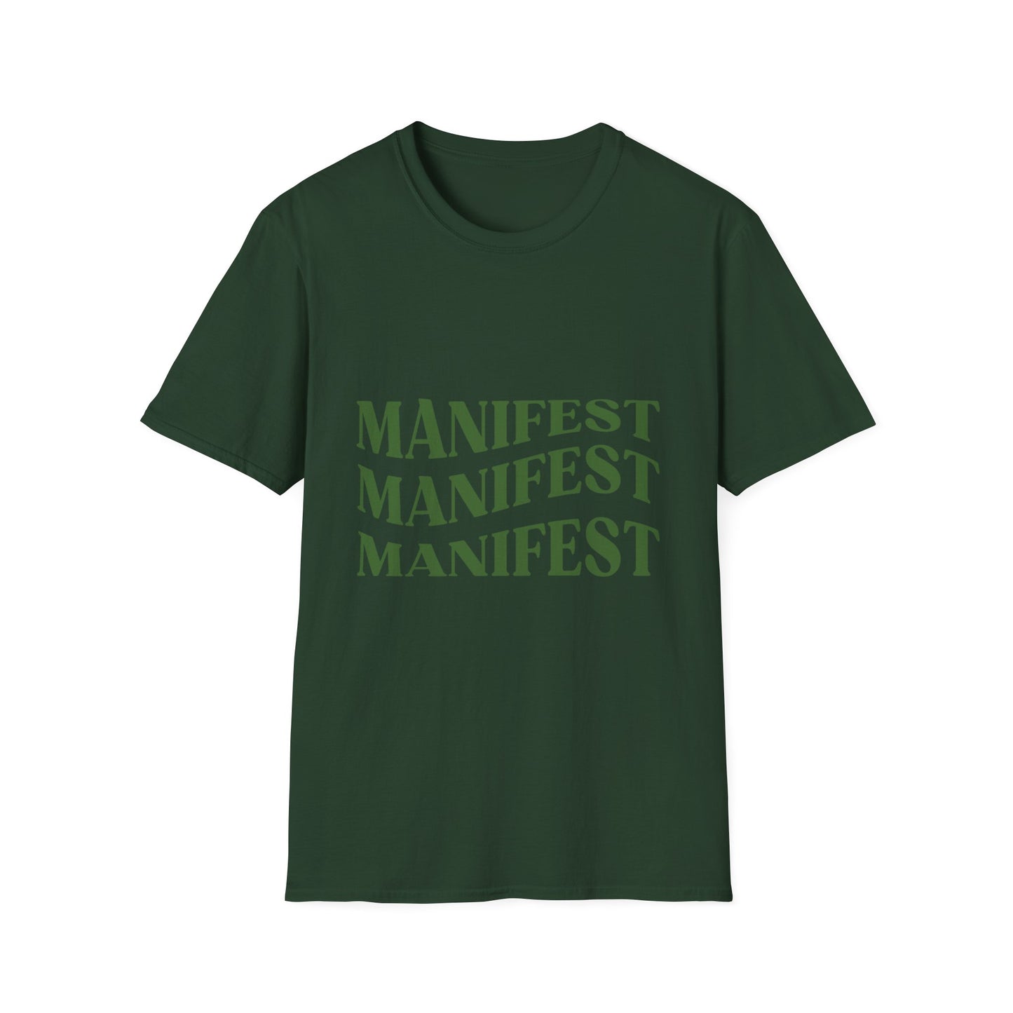 Manifest Softstyle Unisex T-Shirt - Positive Vibes for Everyday Wear
