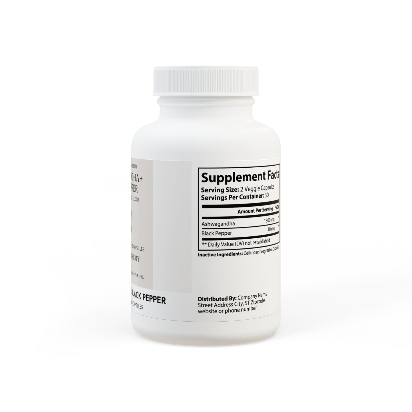 Ashwagandha + Black Pepper | Warrior’s Balance Elixir (60 capsules)