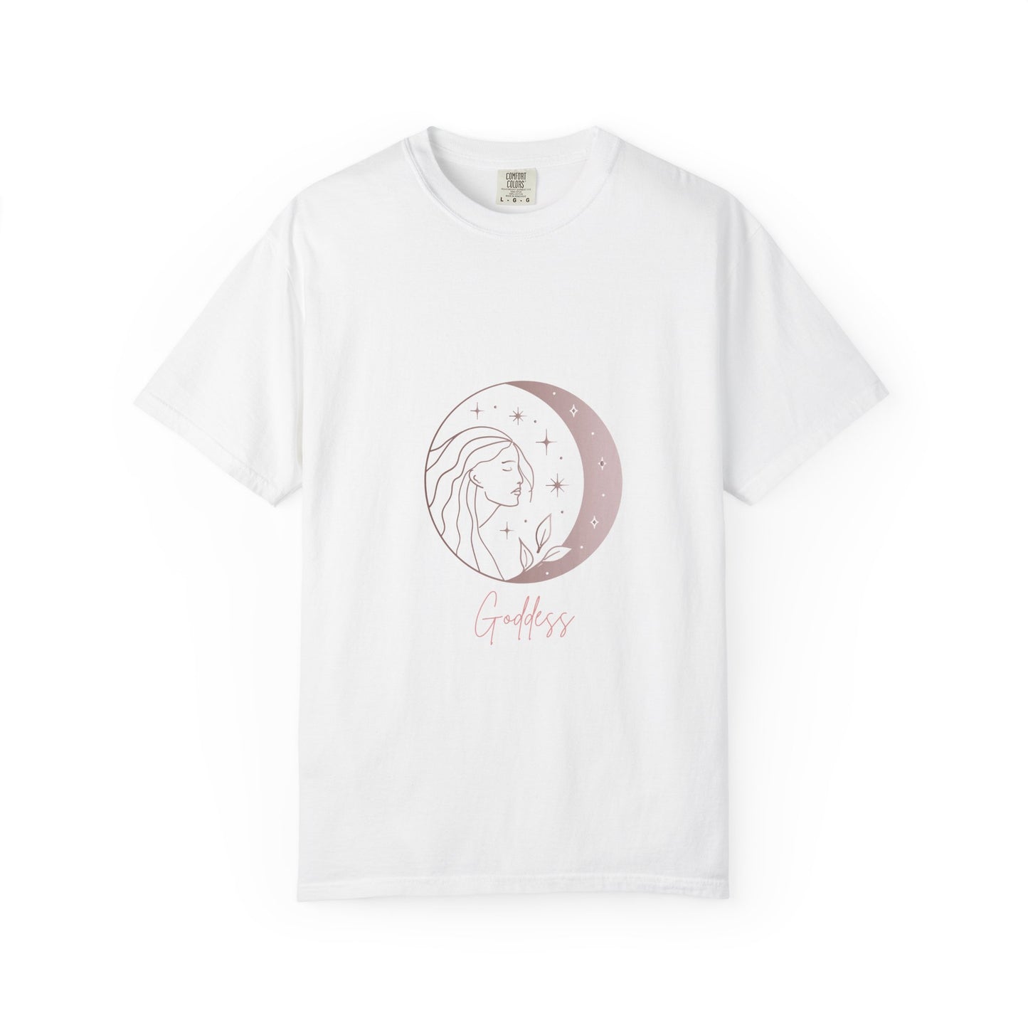 Goddess Moon T-Shirt - Unisex Garment-Dyed Tee for Spiritual Souls