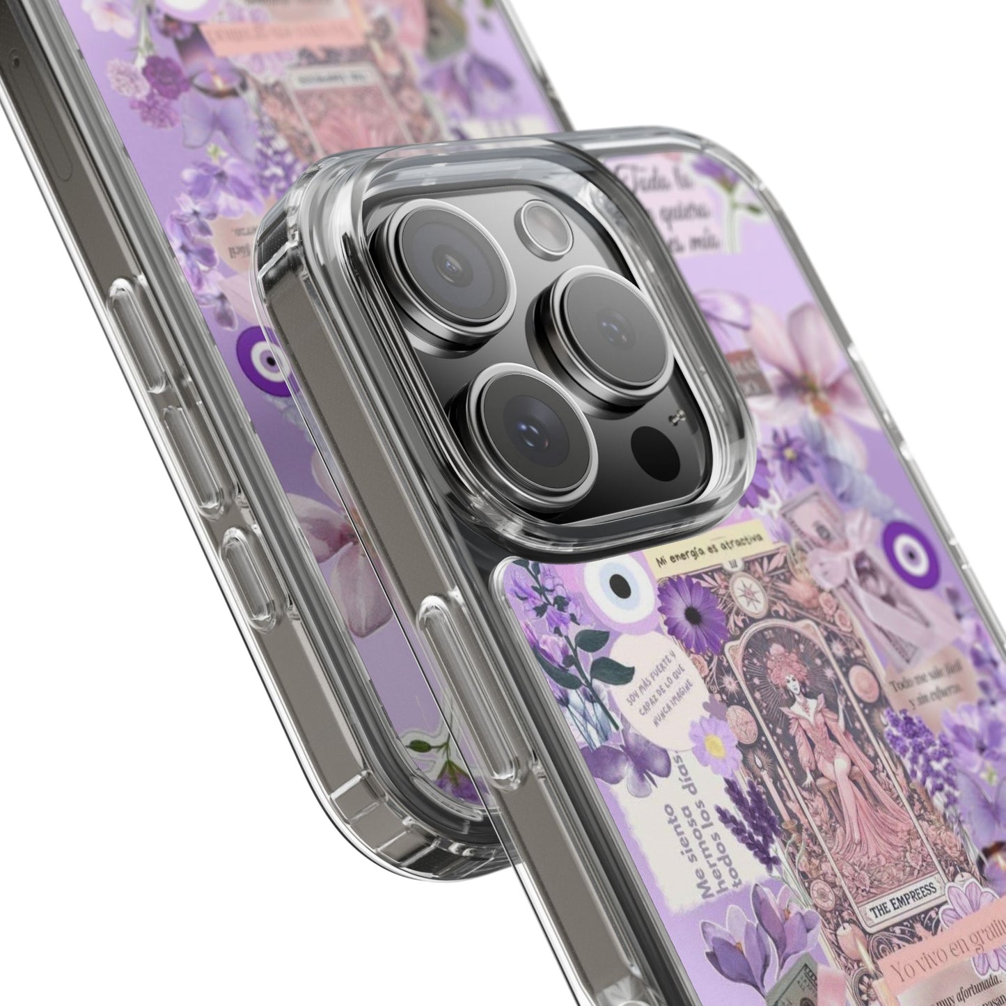 Beautiful Floral Phone Case, Clear Case, Cute Accessories, Gift for Her, Phone Protection, Trendy Tech