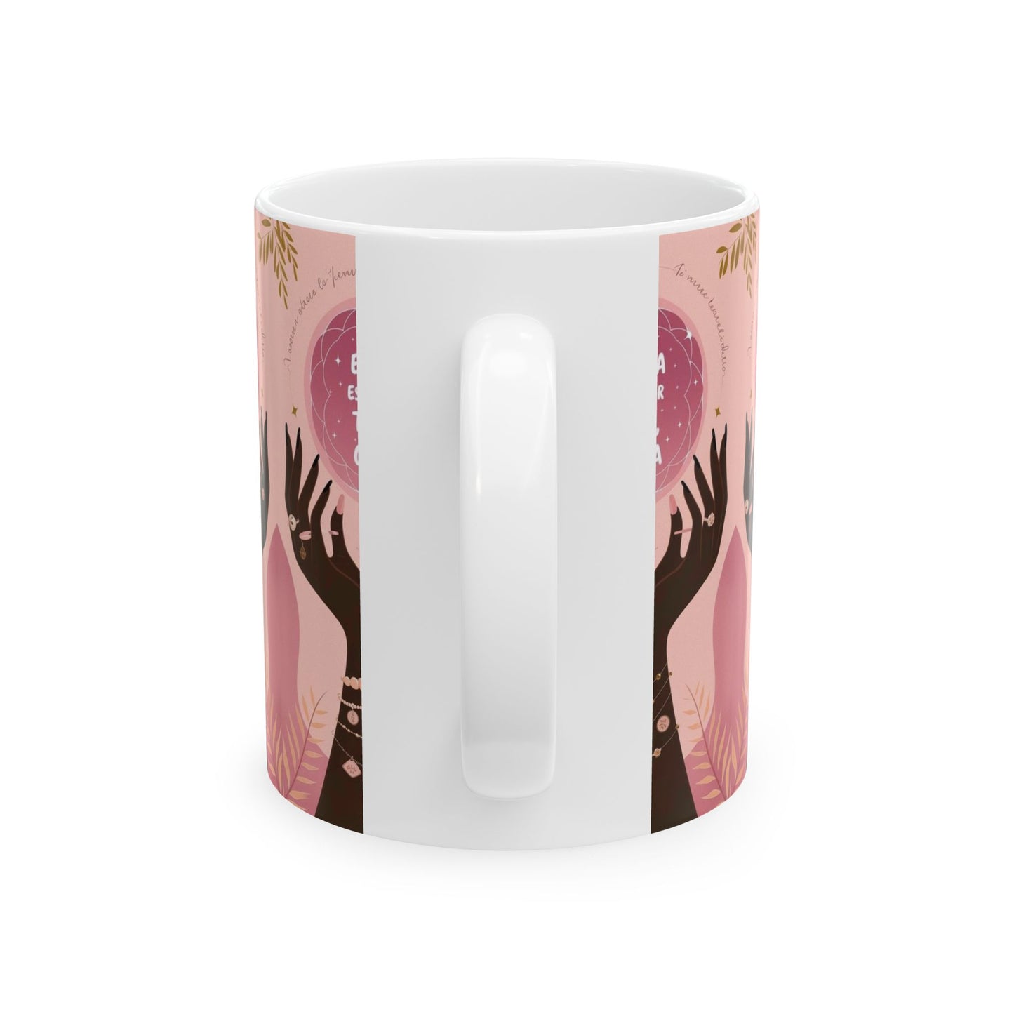 Empowering Ceramic Mug for Self-Care Moments, Inspirational Gift for Friends, Motivational Tea or Coffee Cup, Home Decor, Wellness Reminder