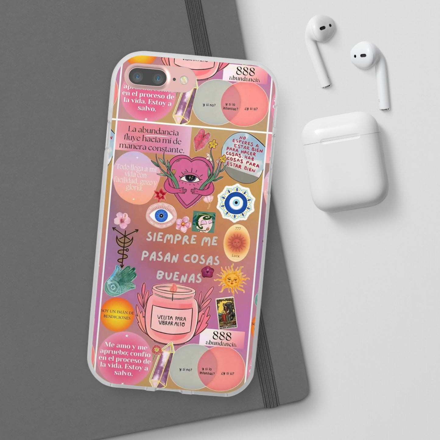 Colorful Affirmation Phone Cases, Positive Vibe Cases for iPhone, Flexible Phone Protection, Unique Gifts for Friends