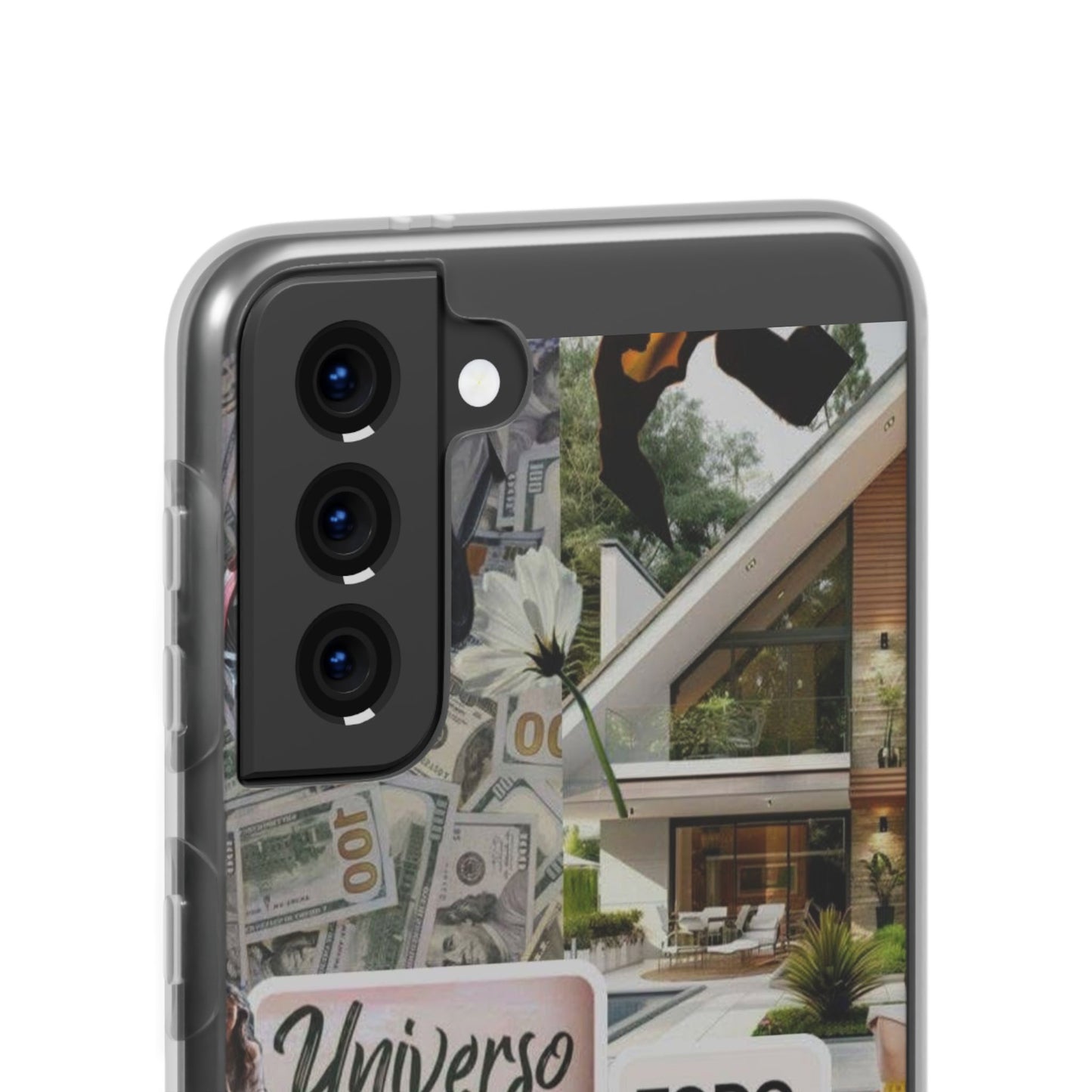 Vibrant Flexi Phone Case with Inspirational Quotes, Bohemian Style, Perfect Gift for Friends, Travelers, Birthdays, Everyday Use