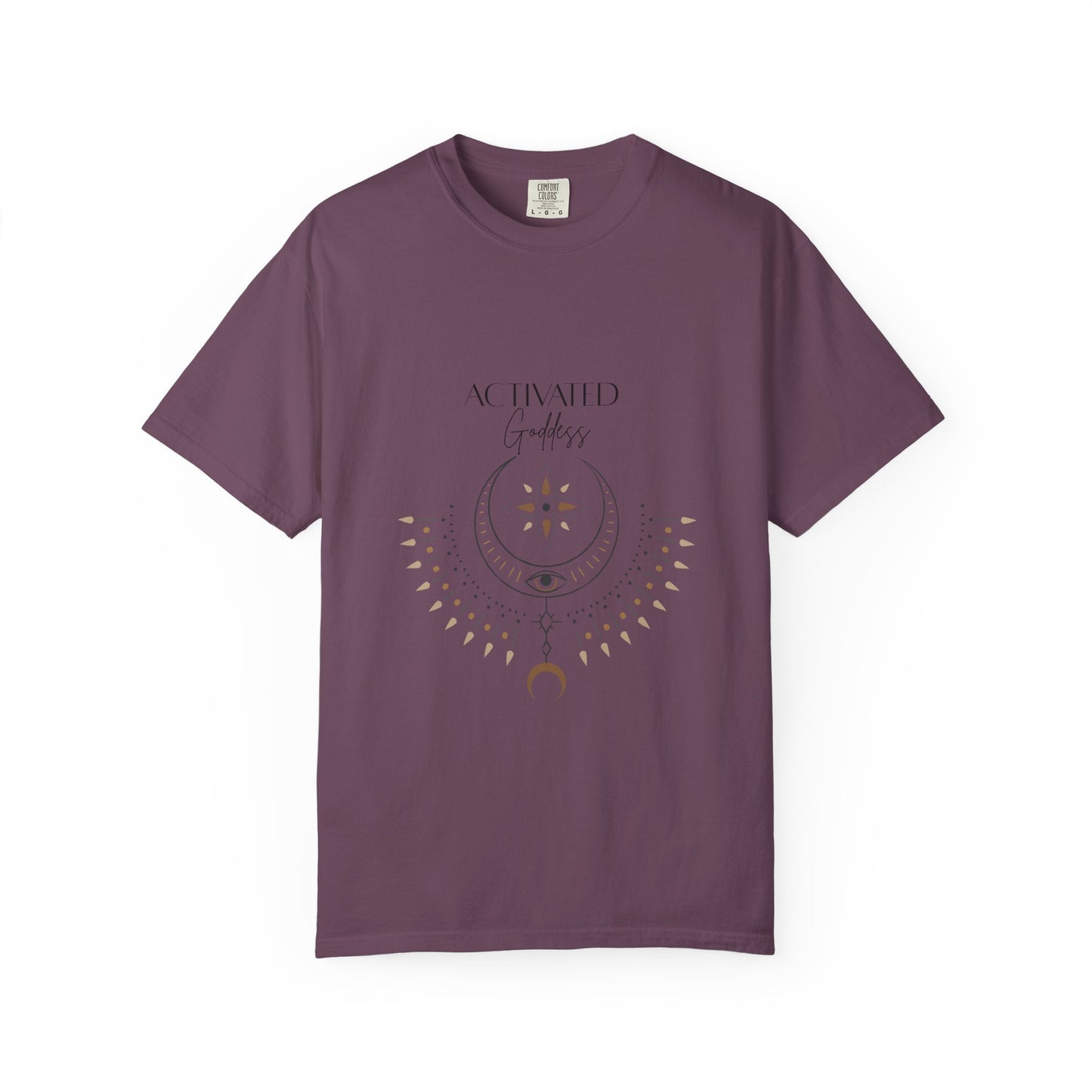 Activated Goddess Unisex Garment-Dyed T-Shirt - Spiritual Boho Style Tee