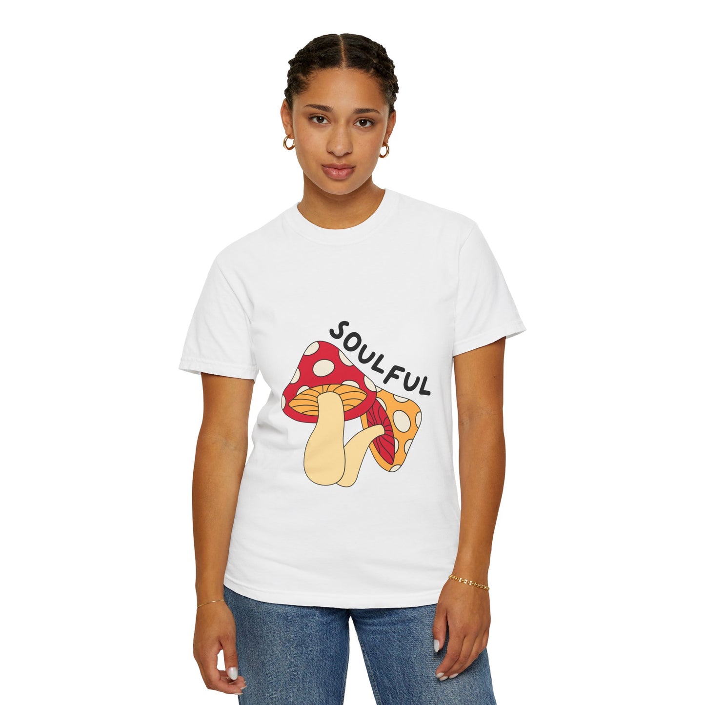 Soulful Mushroom Unisex T-shirt - Eye-catching, Comfortable Casual Wear