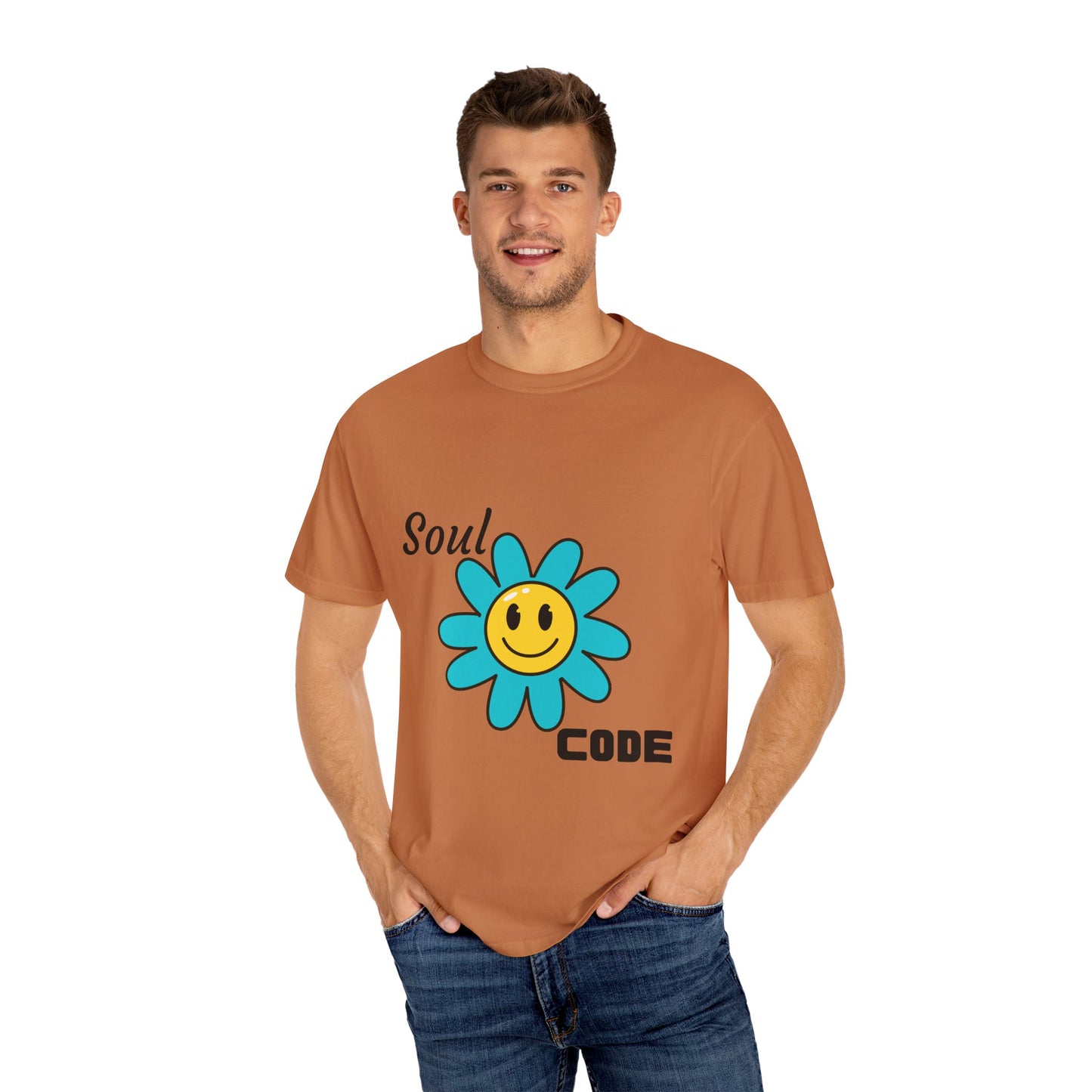 Soul Code Smiley Flower Unisex T-Shirt